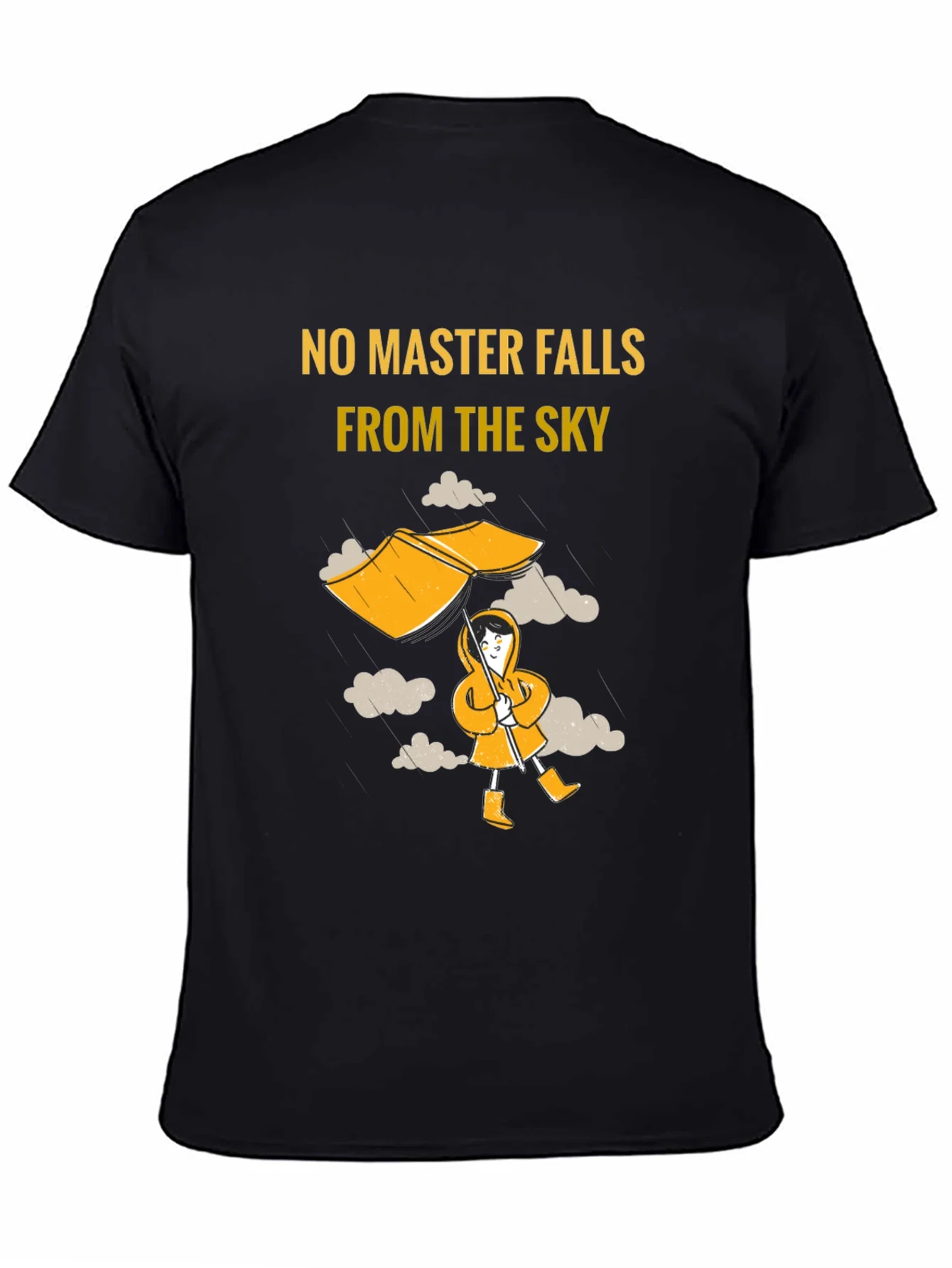 Rebbecca Humorous No Master Falls Graphic T-Shirt