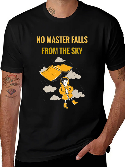 Rebbecca Humorous No Master Falls Graphic T-Shirt