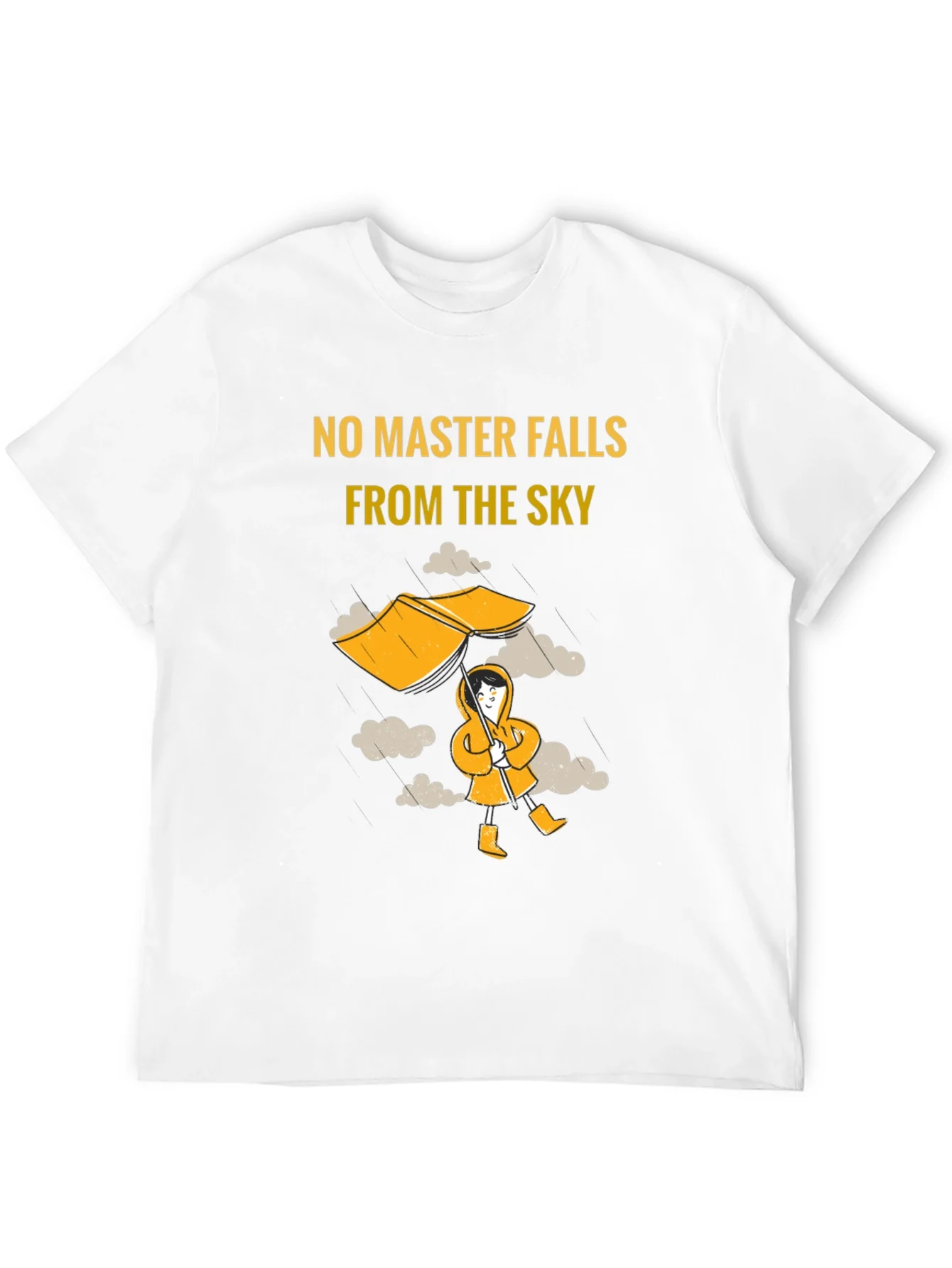 Rebbecca Humorous No Master Falls Graphic T-Shirt