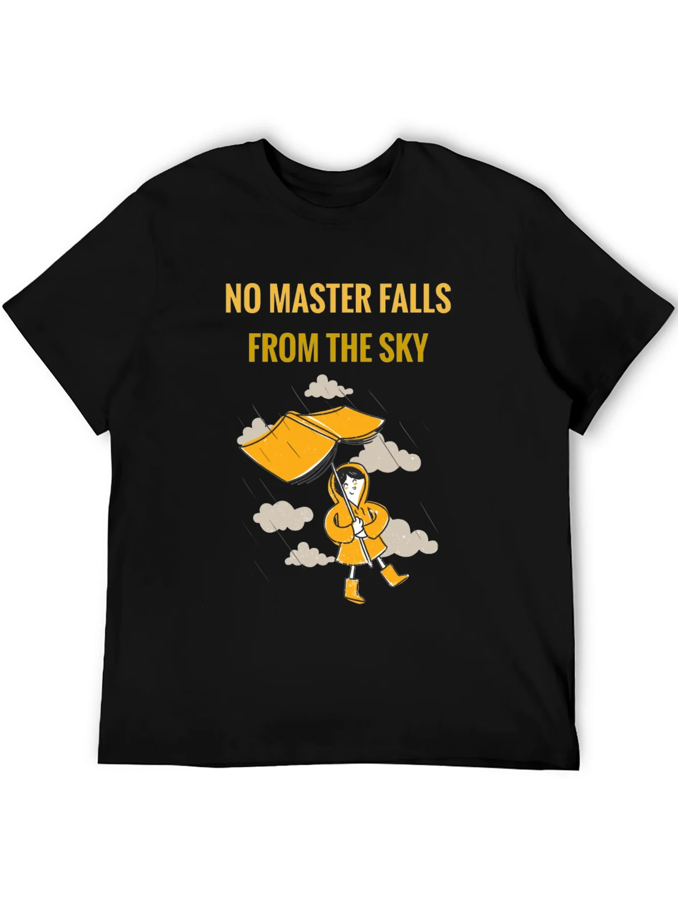 Rebbecca Humorous No Master Falls Graphic T-Shirt