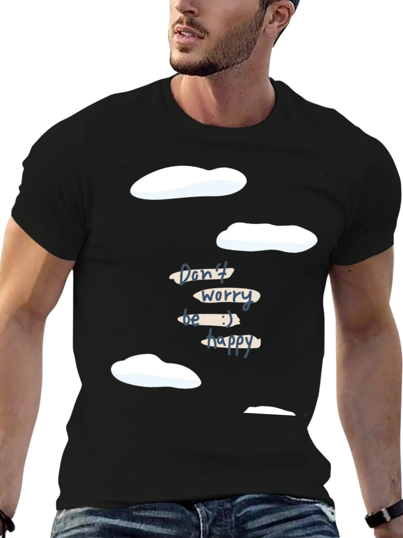 Rebbecca Dont Worry Be Happy Graphic Tee
