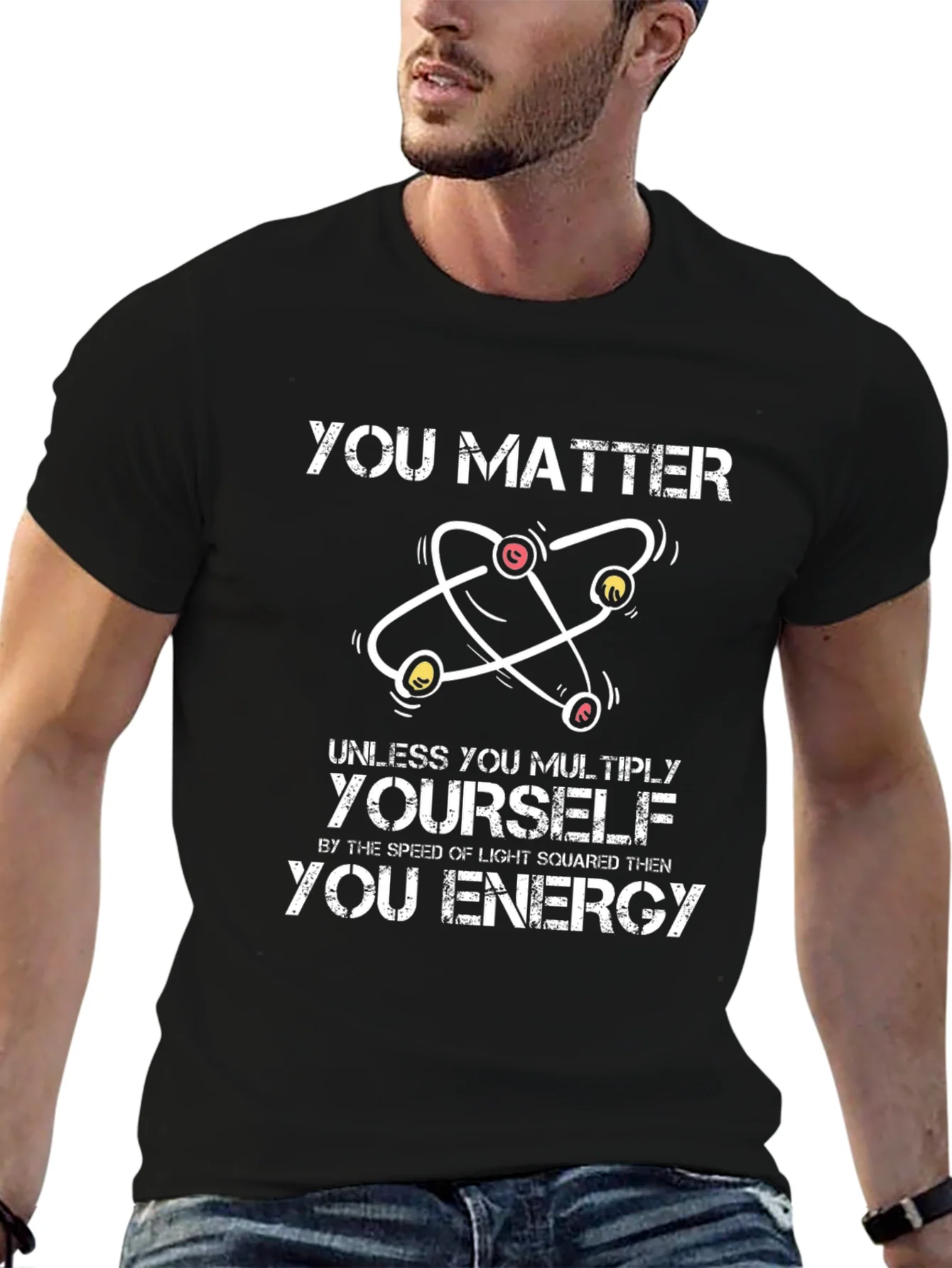 Camiseta Negra Ciencia: You Matter/Energy