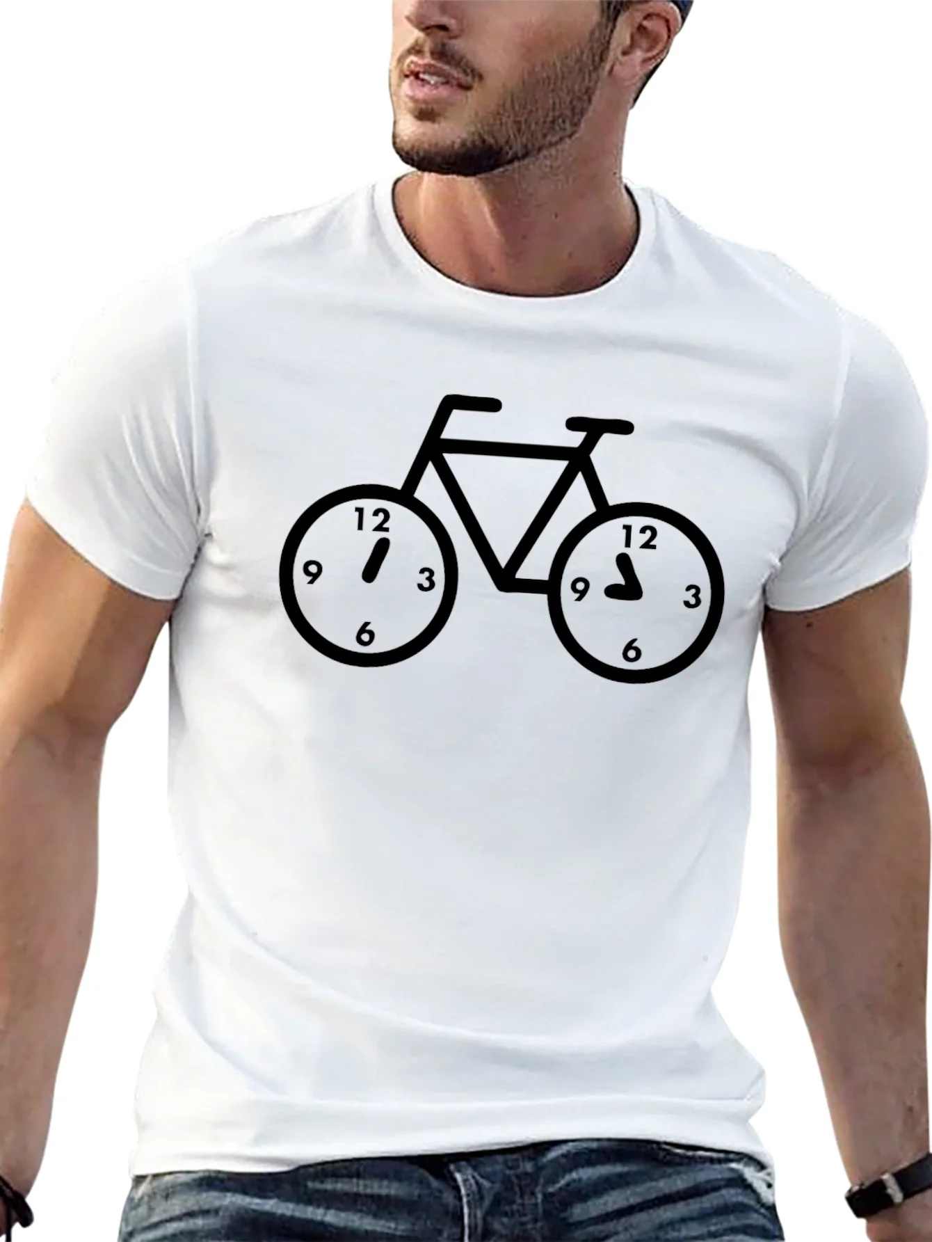 Rebbecca Time to Ride - Bicycle Clock Graphic Tee