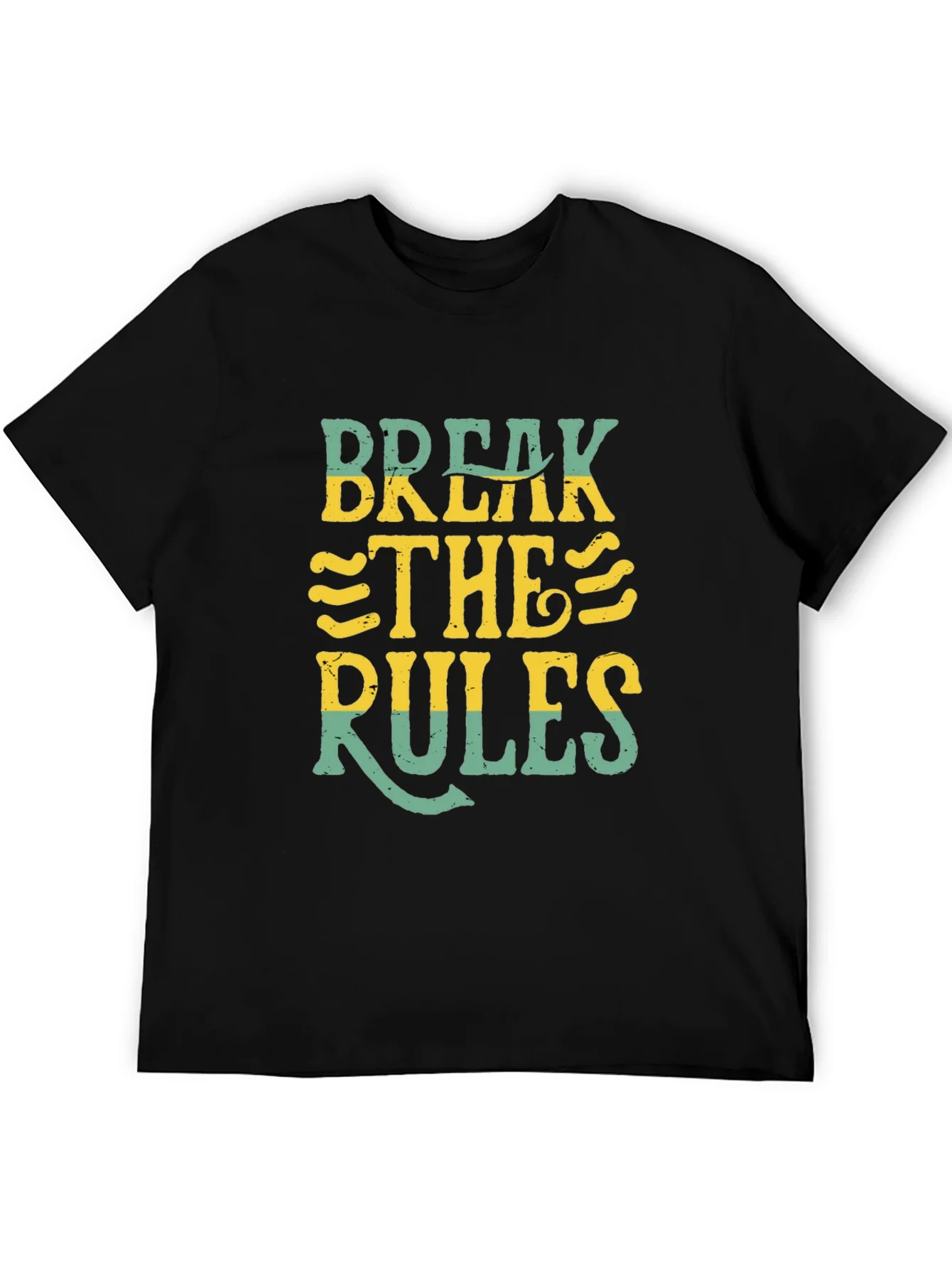 Rebbecca Break the Rules Graphic T-Shirt - Black