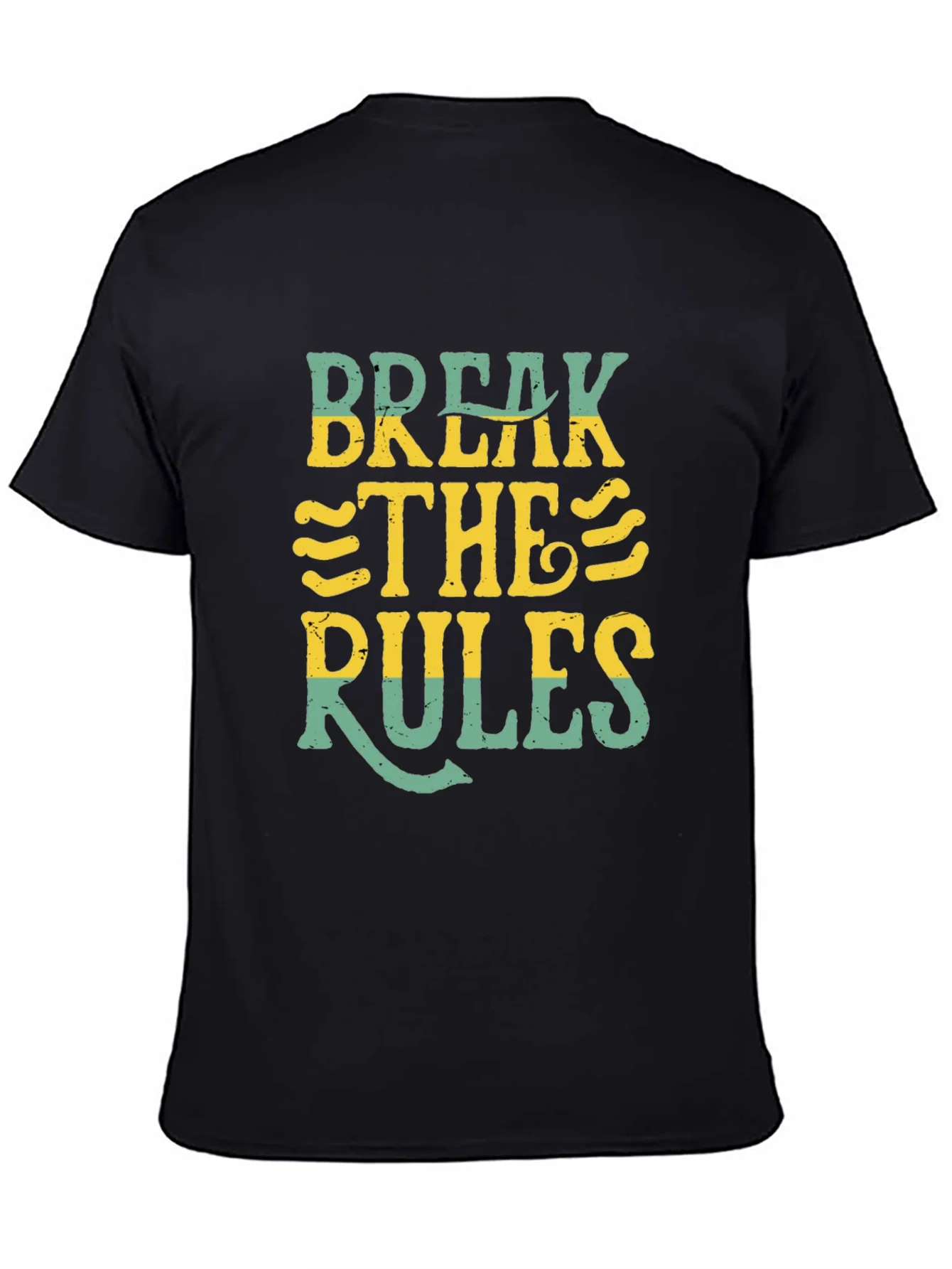 Rebbecca Break the Rules Graphic T-Shirt - Black