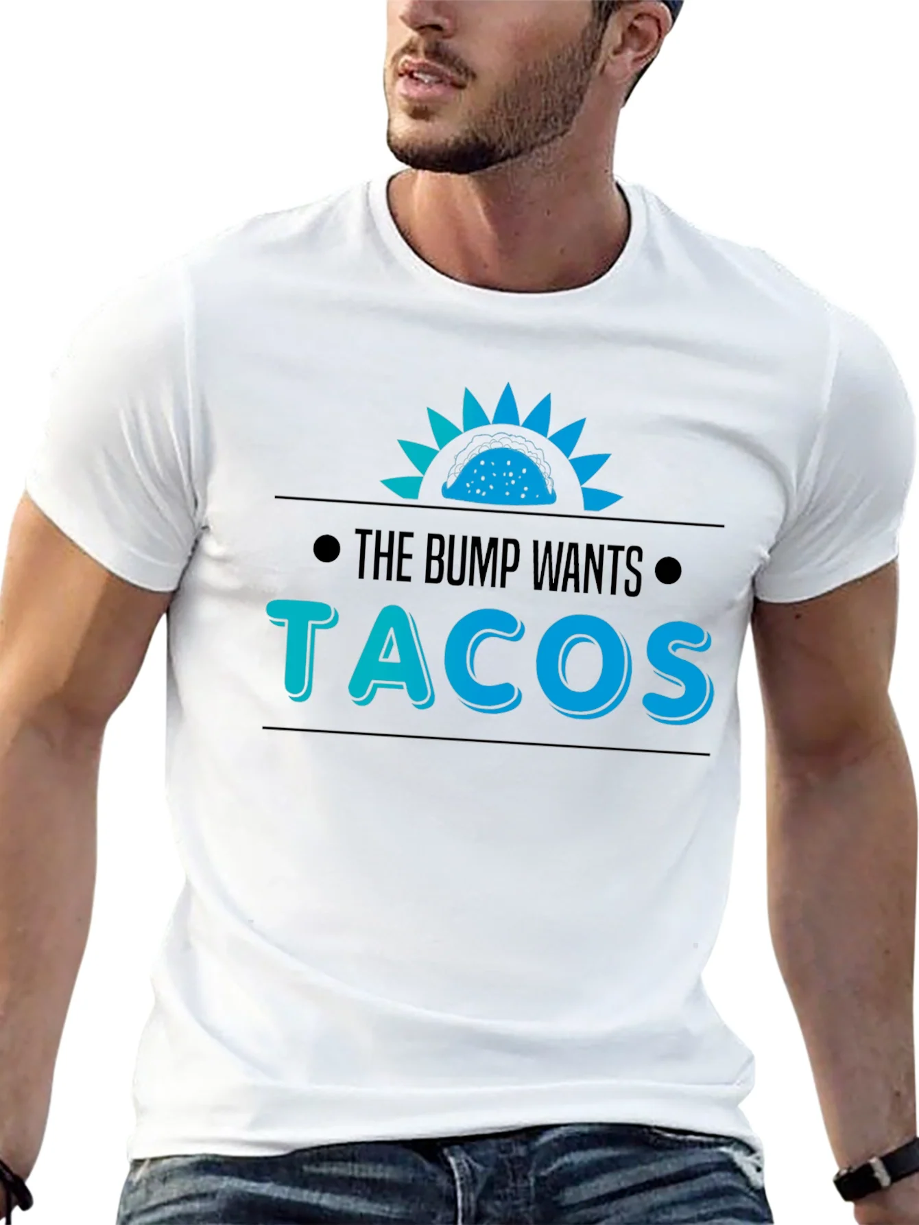Rebbecca The Bump Wants Tacos T-Shirt