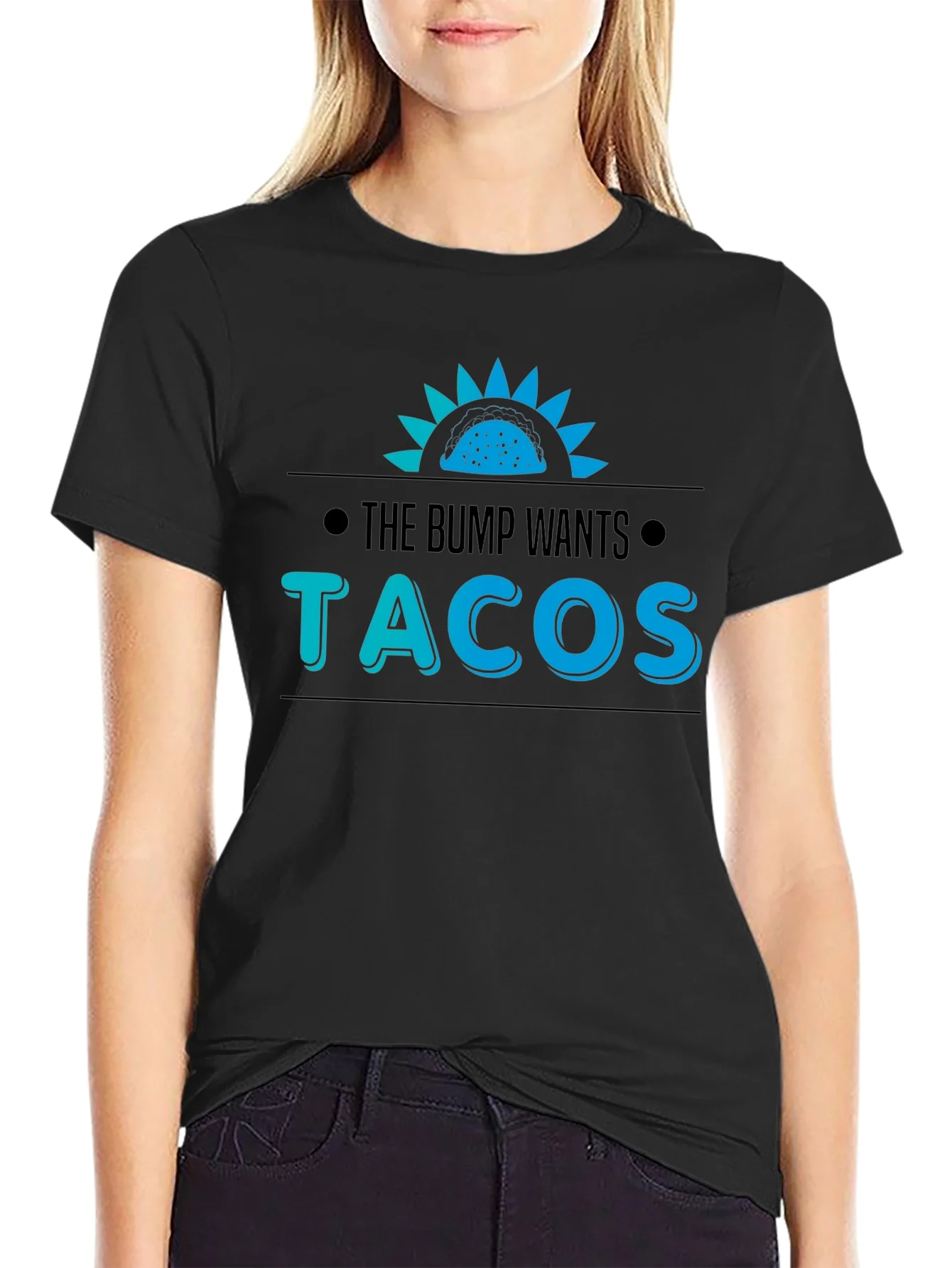 Rebbecca The Bump Wants Tacos T-Shirt