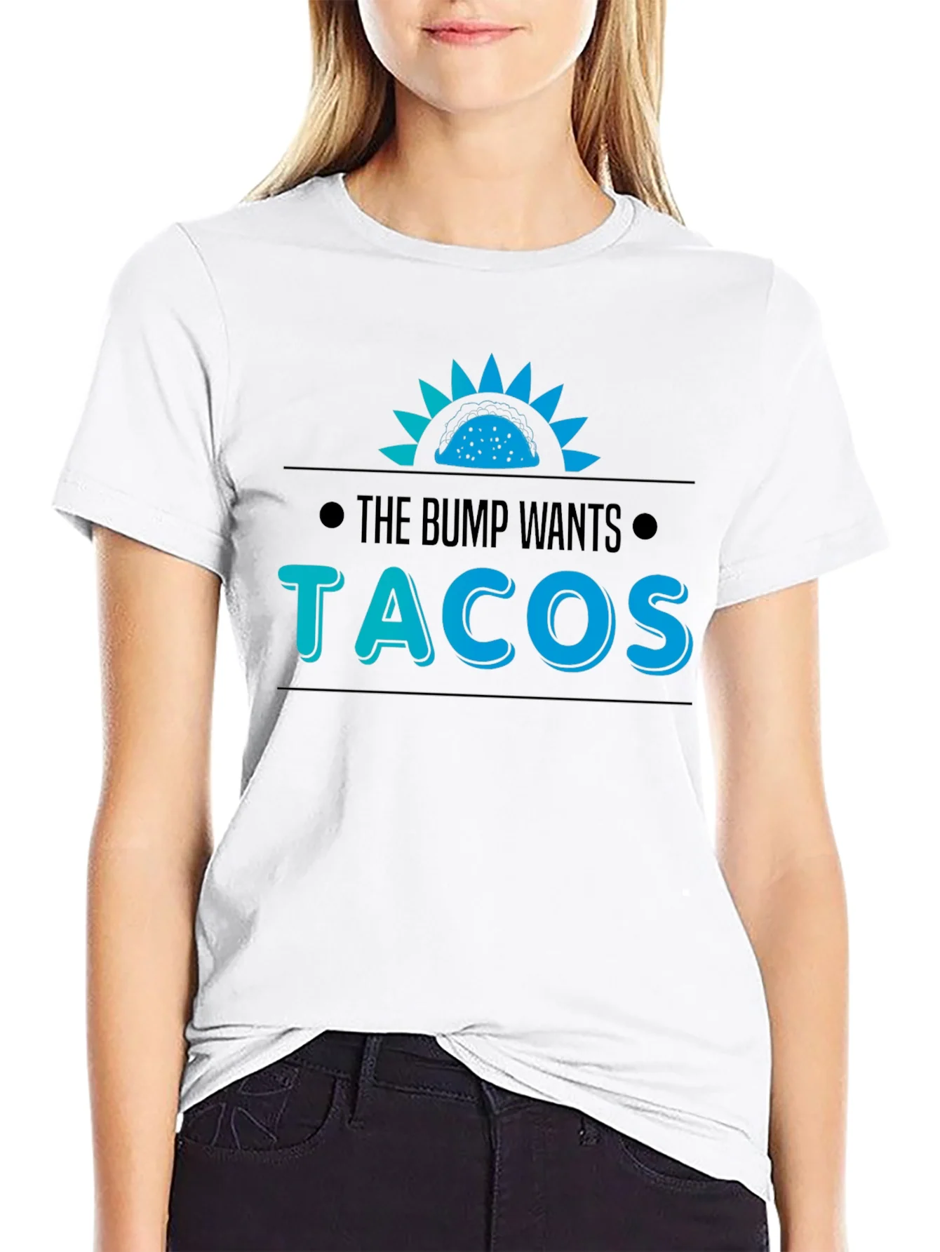 Rebbecca The Bump Wants Tacos T-Shirt