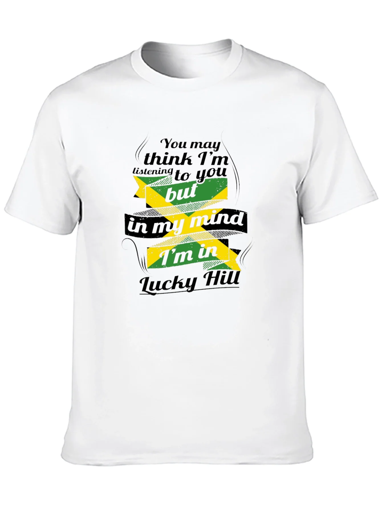 Camiseta Negra Jamaica Lucky Hill