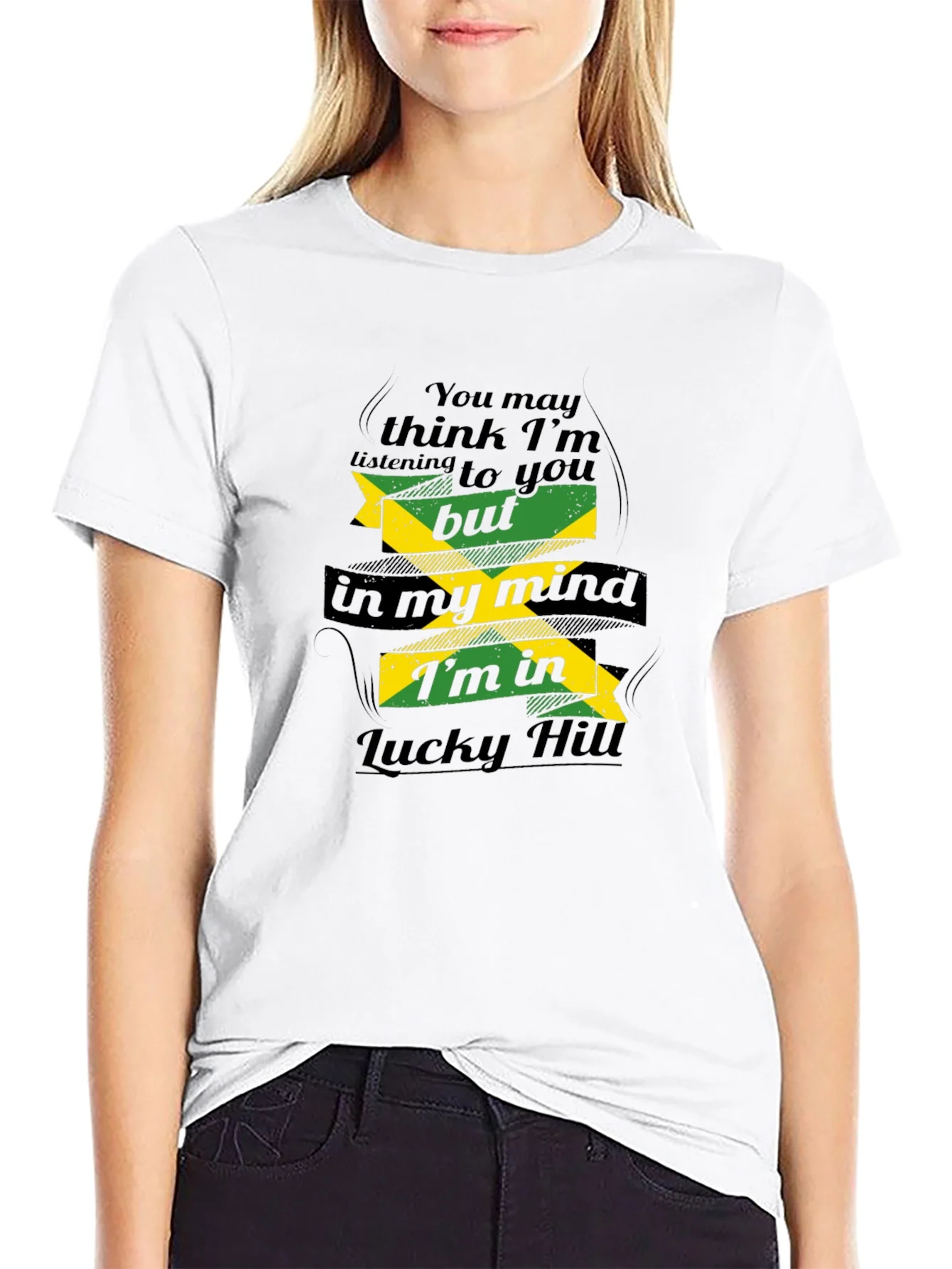 Camiseta Negra Jamaica Lucky Hill