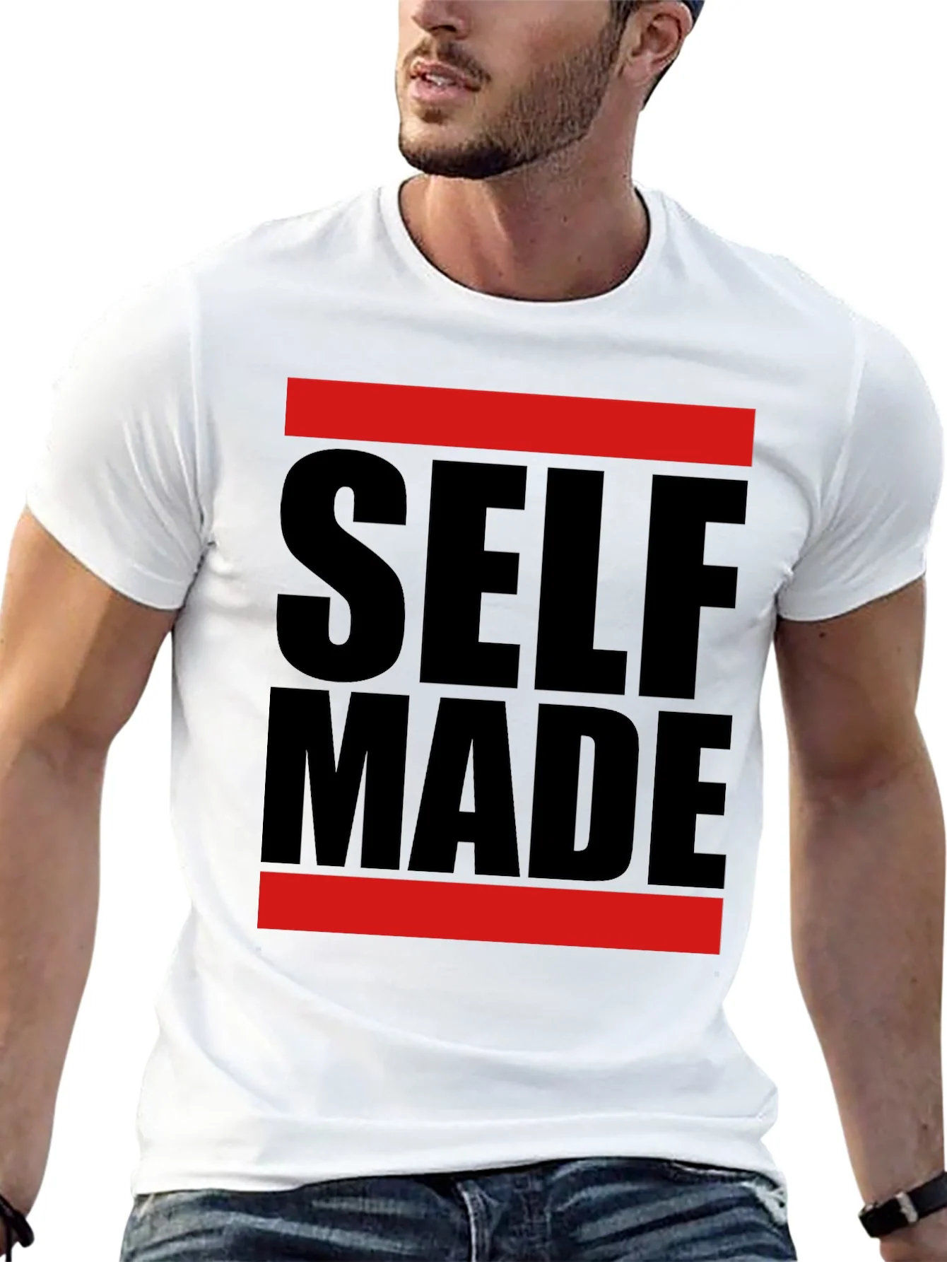 Camiseta Self Made para Hombre - Estilo Casual