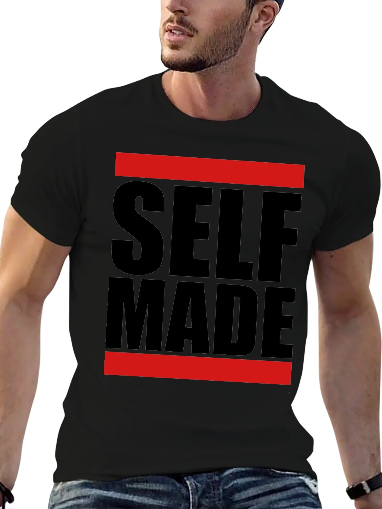 Camiseta Self Made para Hombre - Estilo Casual