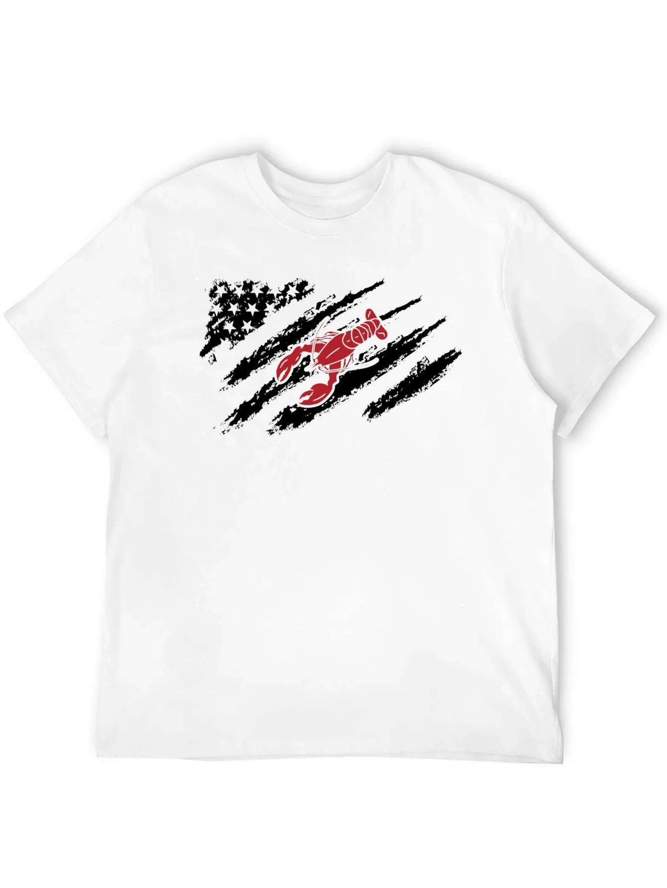 Rebbecca Lobster American Flag T-Shirt