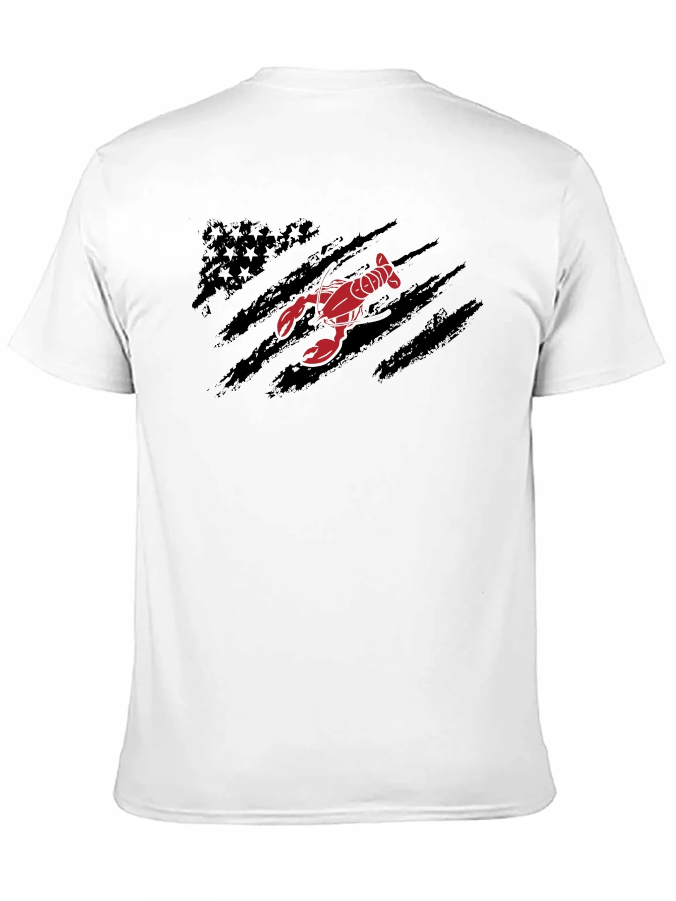 Rebbecca Lobster American Flag T-Shirt