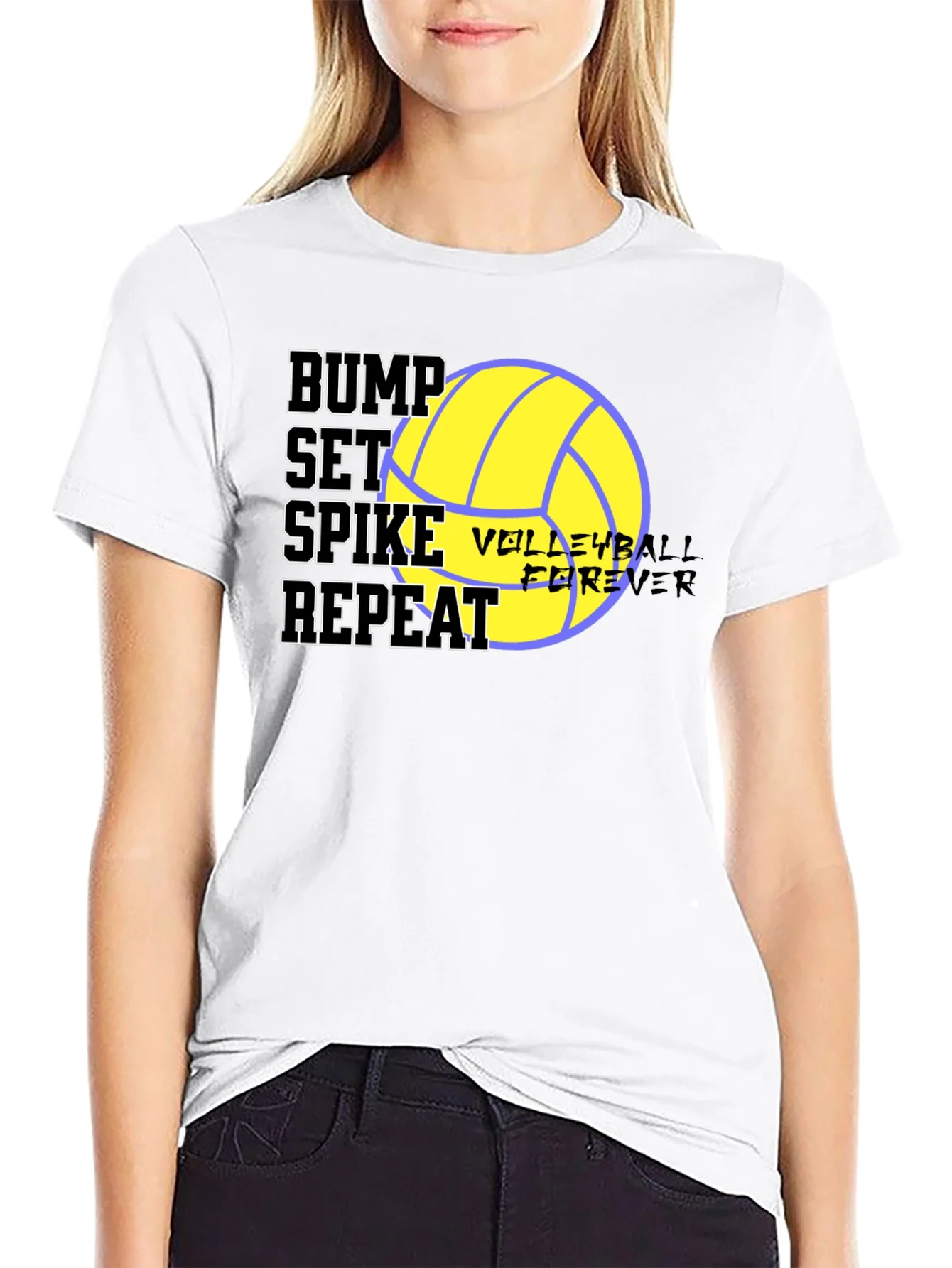 Camiseta Bump Set Spike Repeat Voleibol