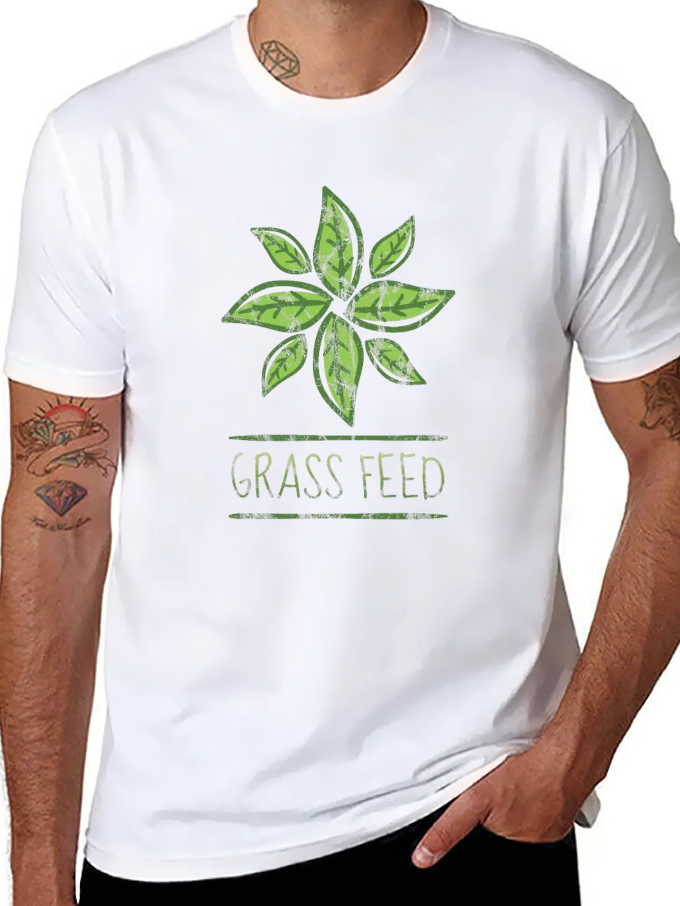 Rebbecca Grass Feed Graphic Tee - Eco Friendly Fashion