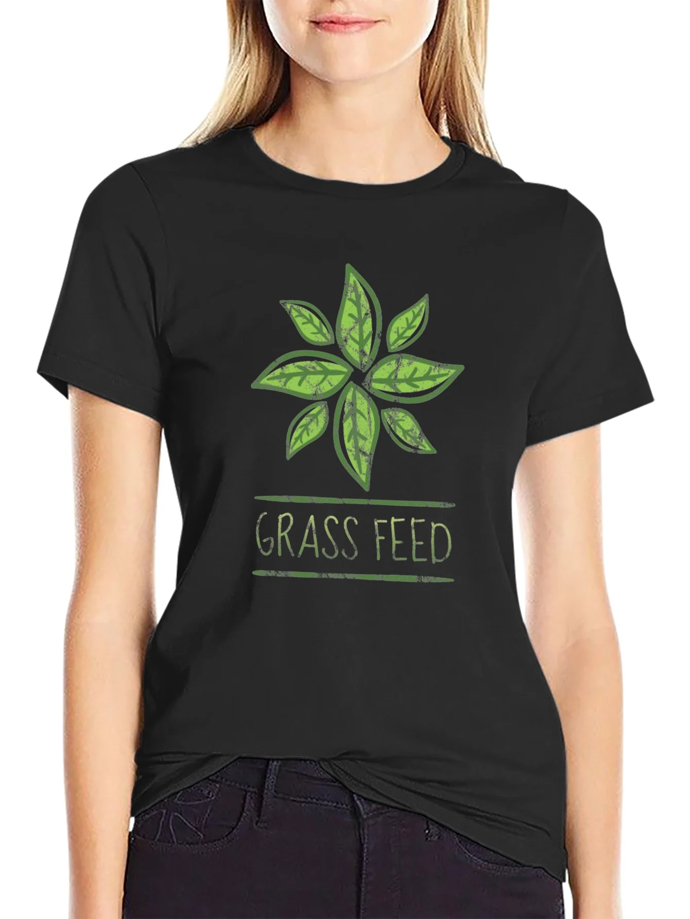Rebbecca Grass Feed Graphic Tee - Eco Friendly Fashion