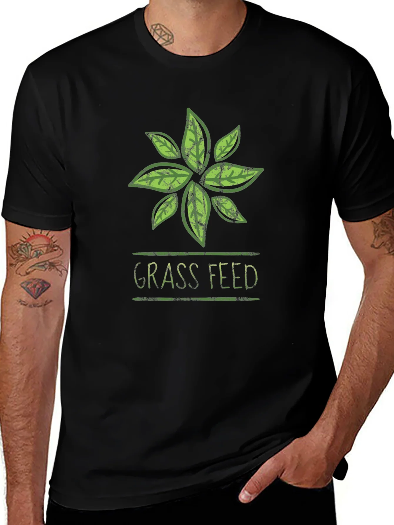 Rebbecca Grass Feed Graphic Tee - Eco Friendly Fashion