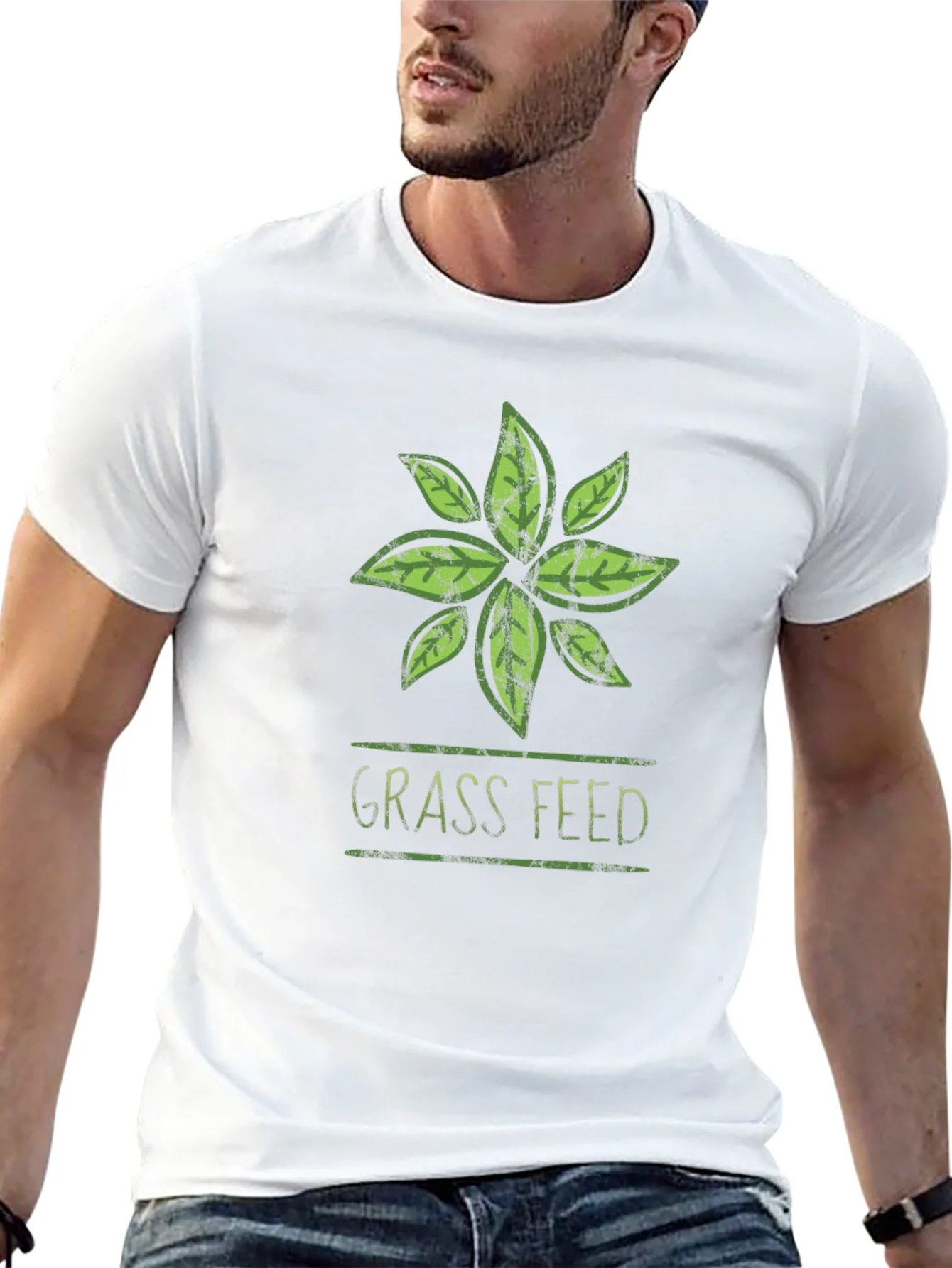Rebbecca Grass Feed Graphic Tee - Eco Friendly Fashion