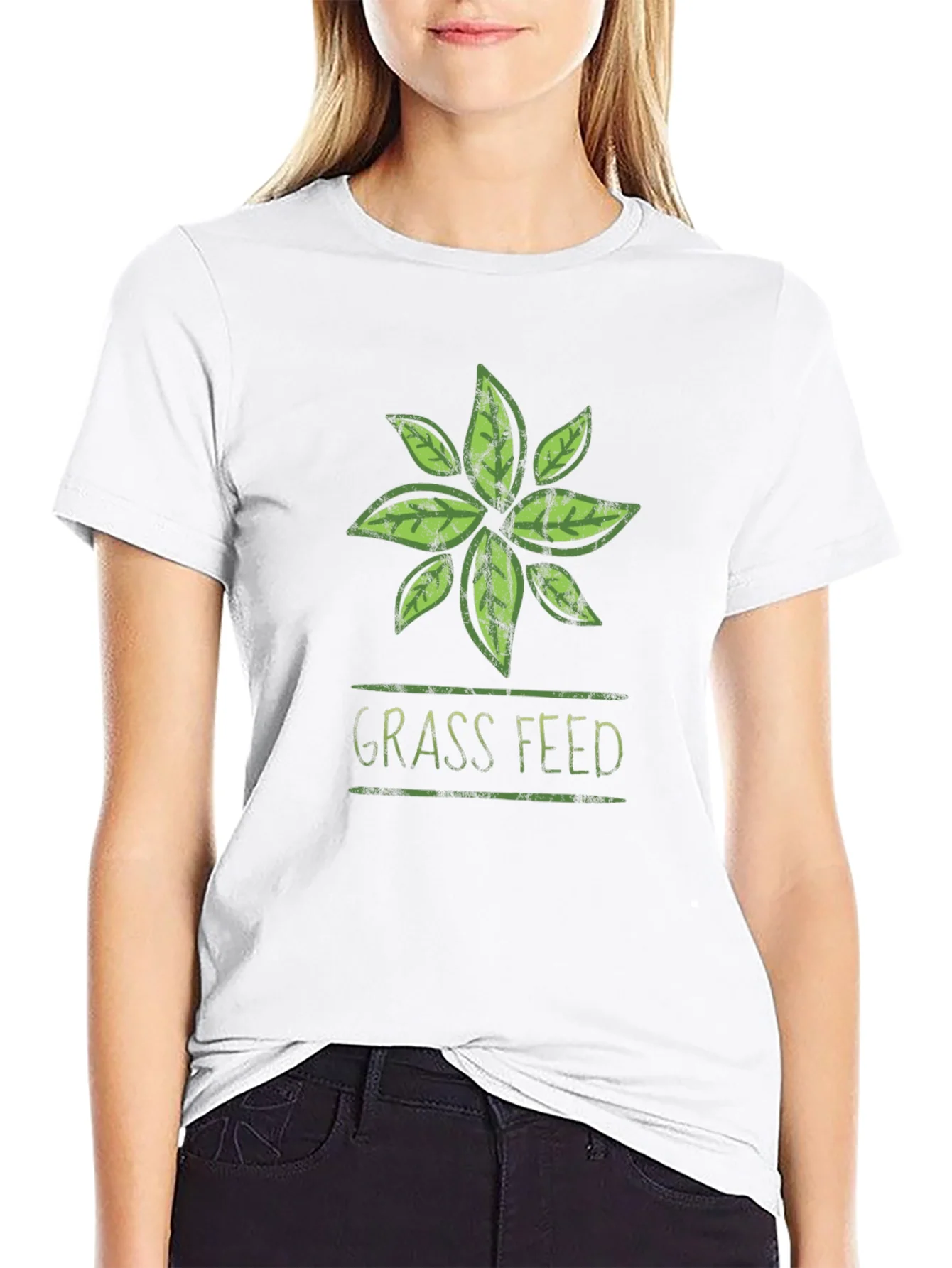 Rebbecca Grass Feed Graphic Tee - Eco Friendly Fashion