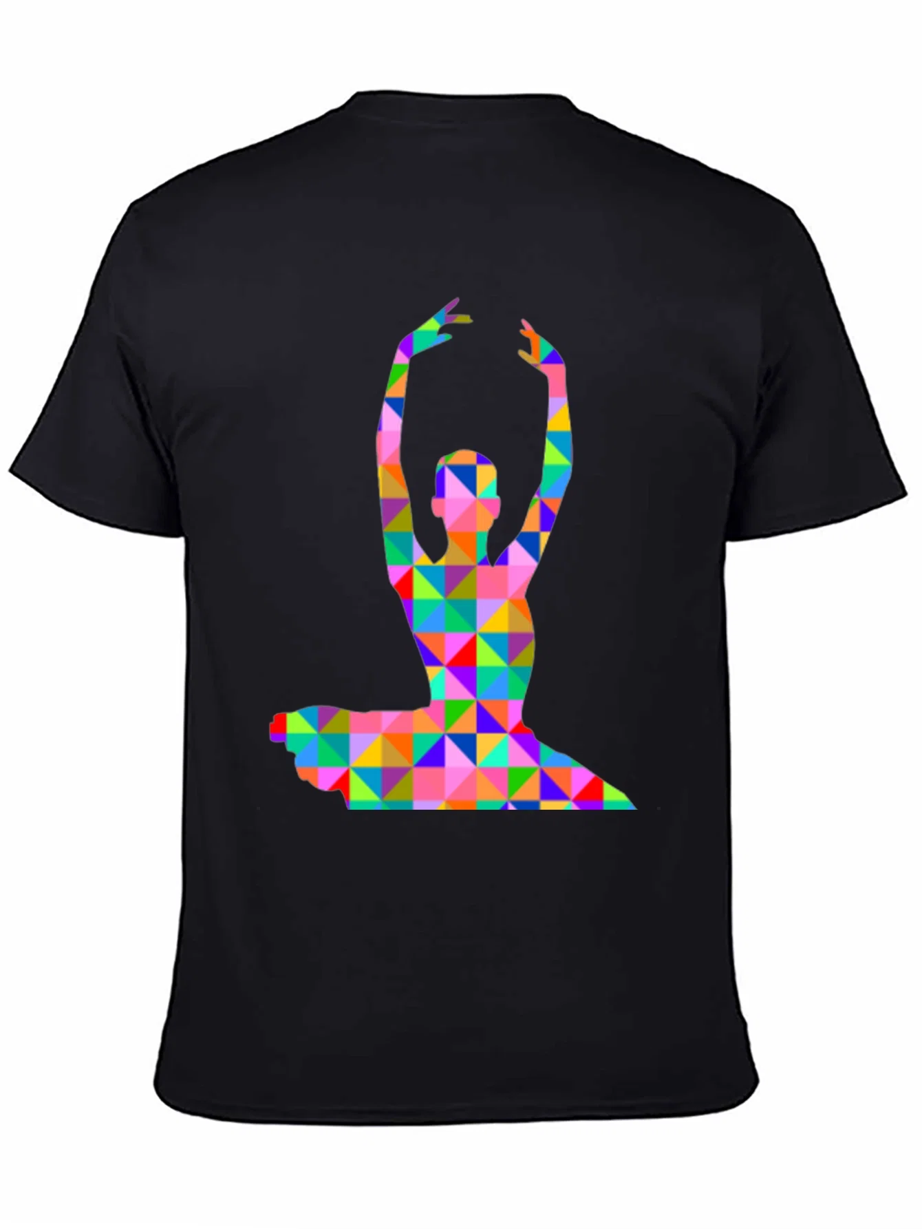 Rebbecca Geometric Ballerina Graphic T-Shirt - Black