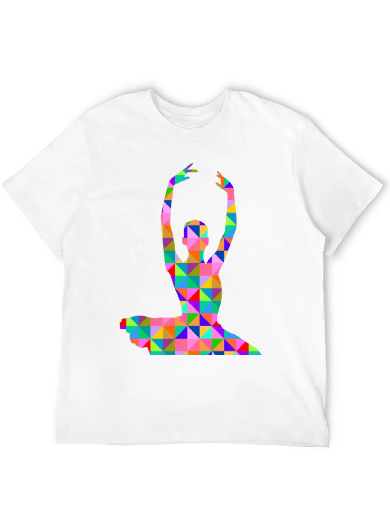 Rebbecca Geometric Ballerina Graphic T-Shirt - Black