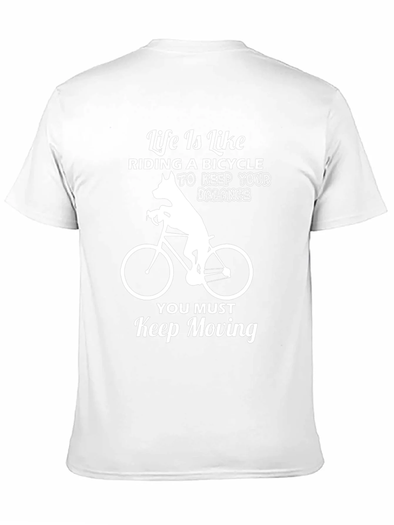 Camiseta Negra con Dise?o de Ciclismo y Mensaje Motivacional
