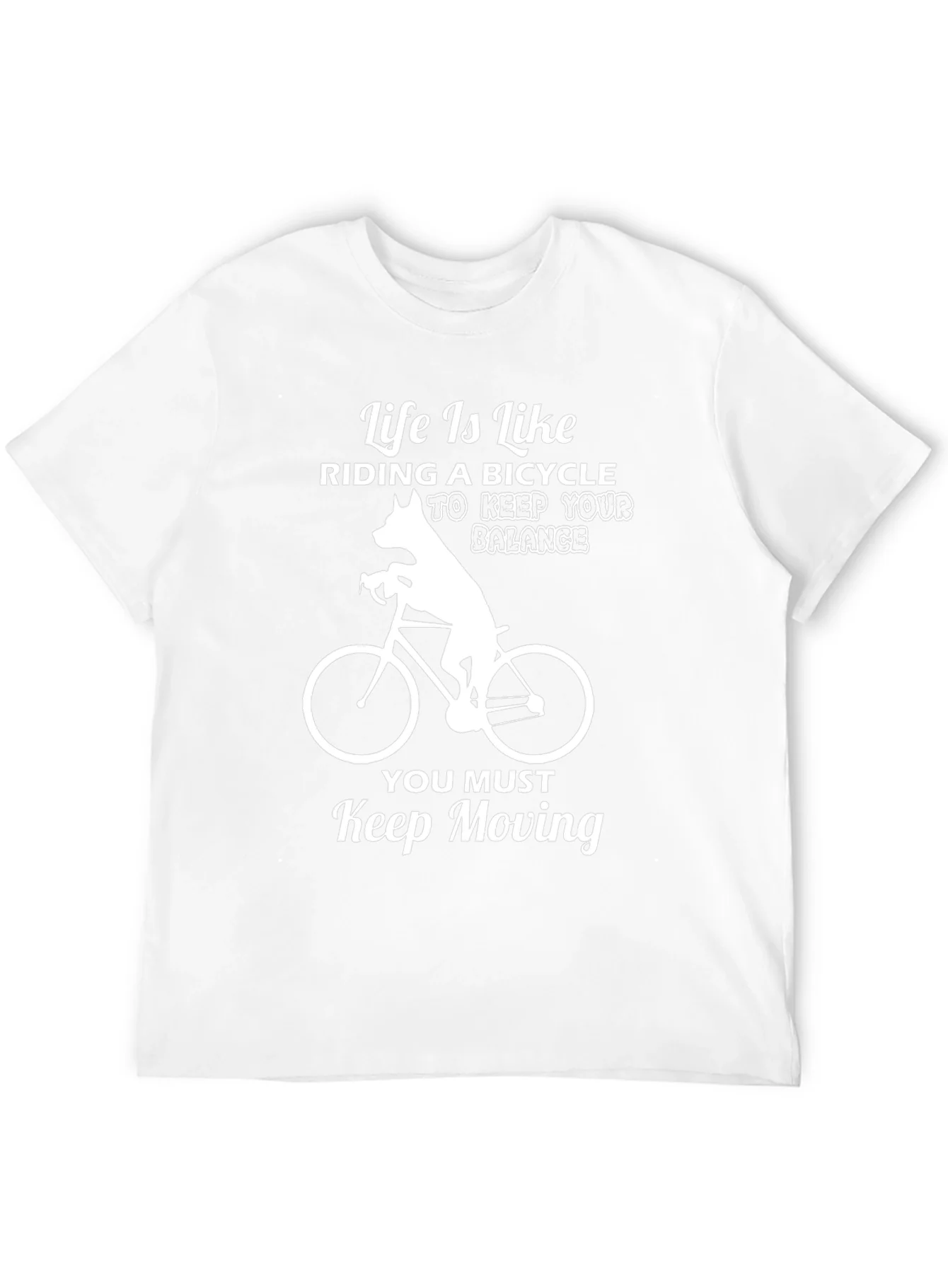 Camiseta Negra con Dise?o de Ciclismo y Mensaje Motivacional