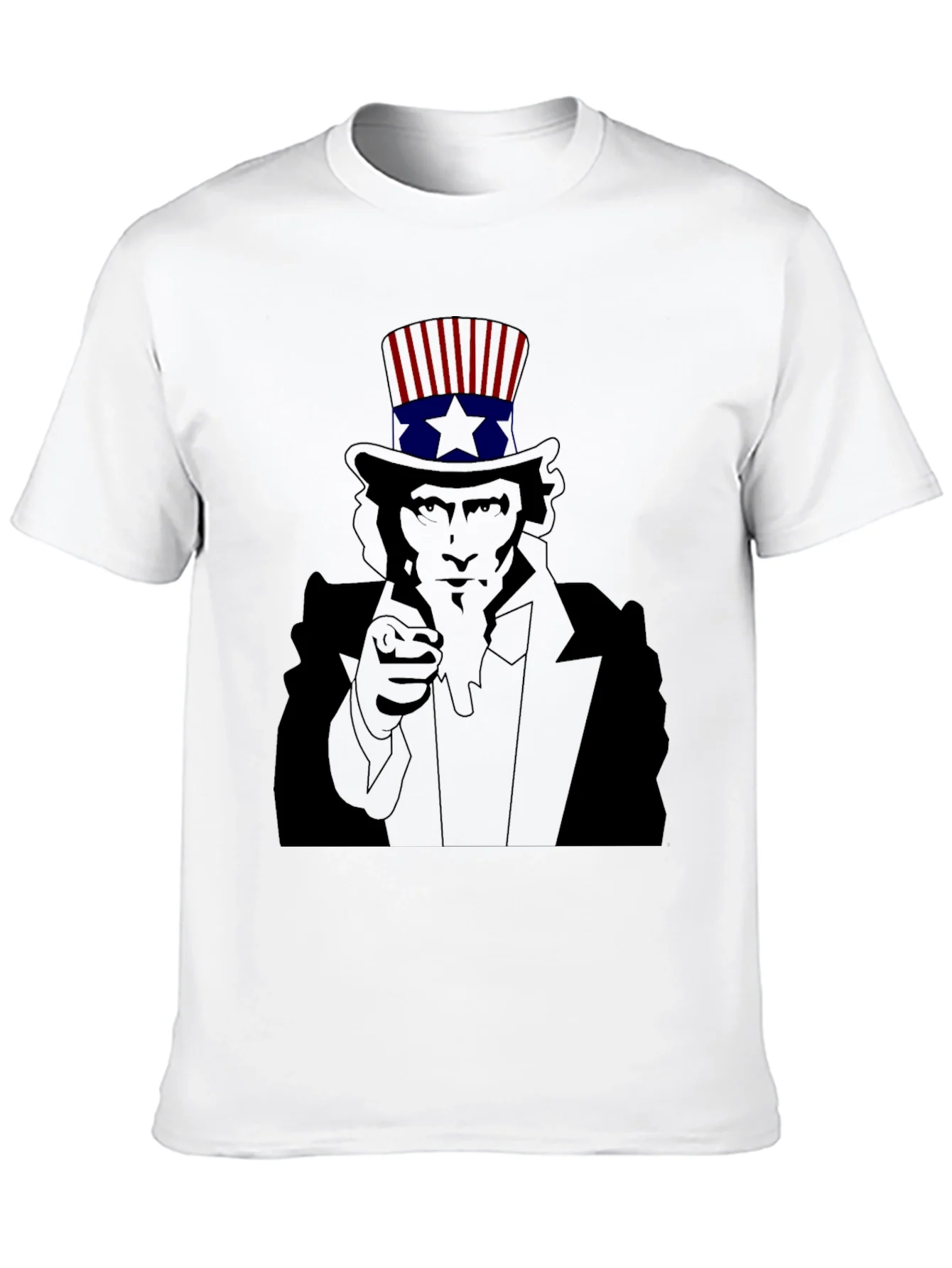Rebbecca Uncle Sam Pointing Black T-Shirt