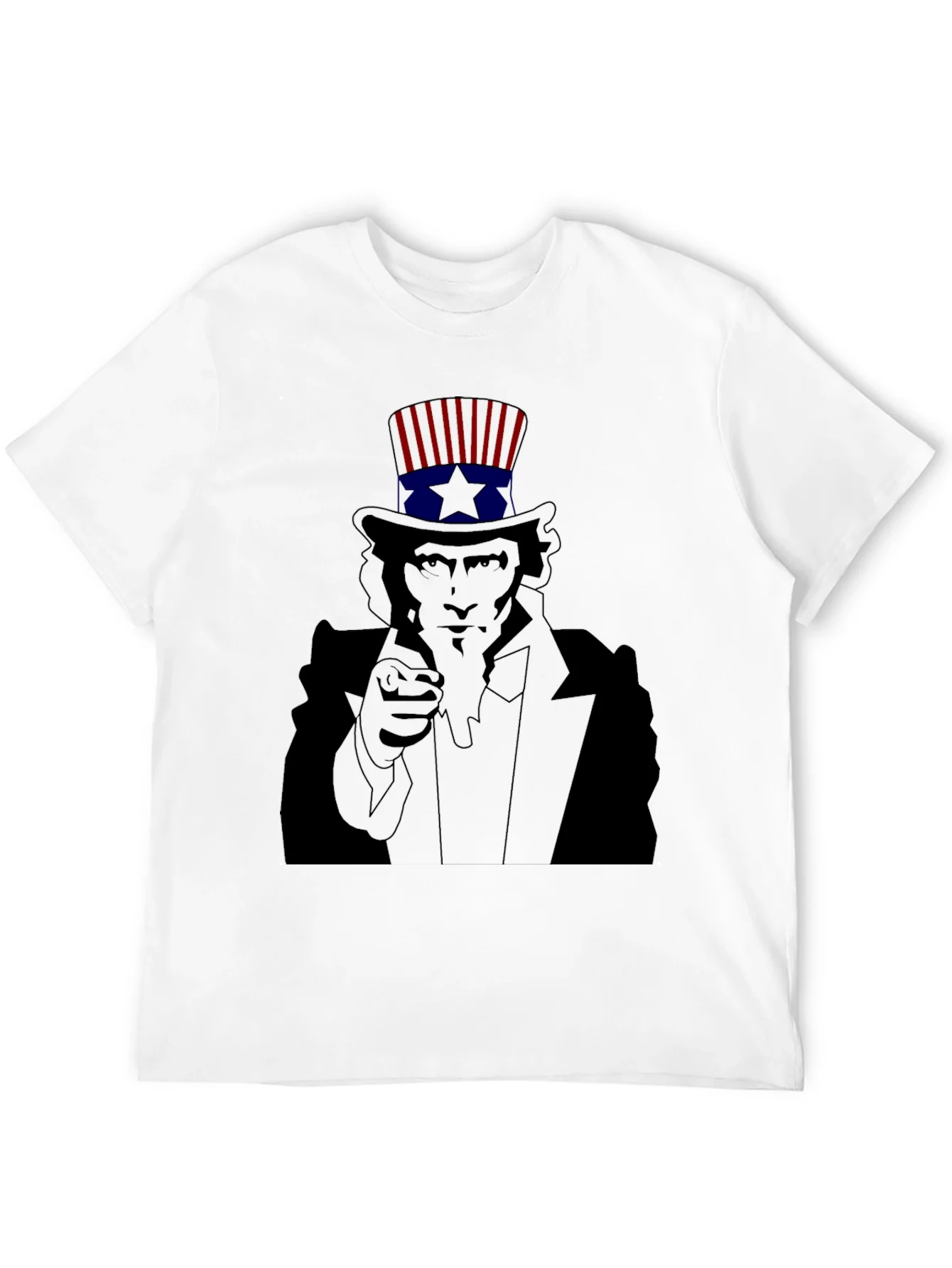 Rebbecca Uncle Sam Pointing Black T-Shirt