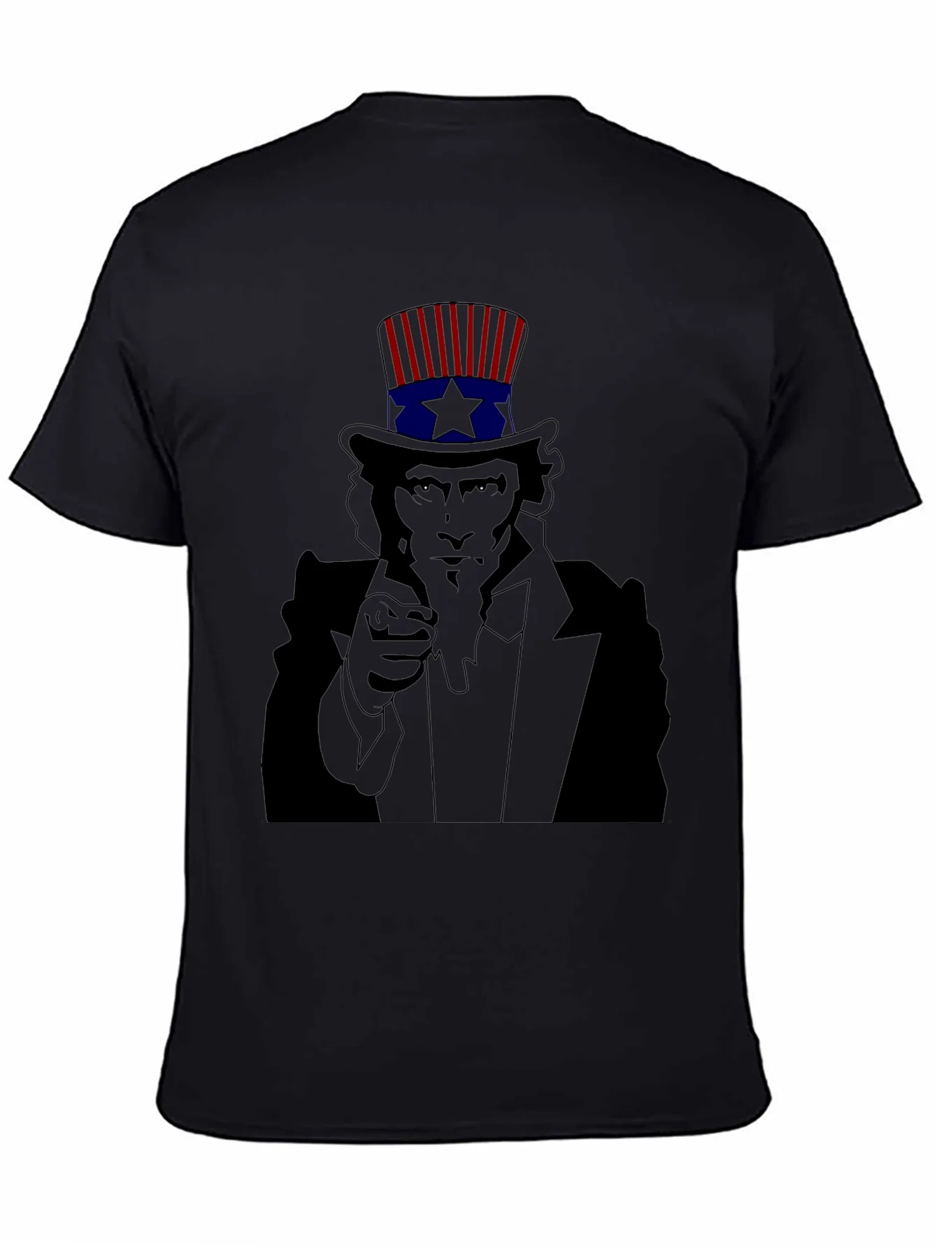 Rebbecca Uncle Sam Pointing Black T-Shirt