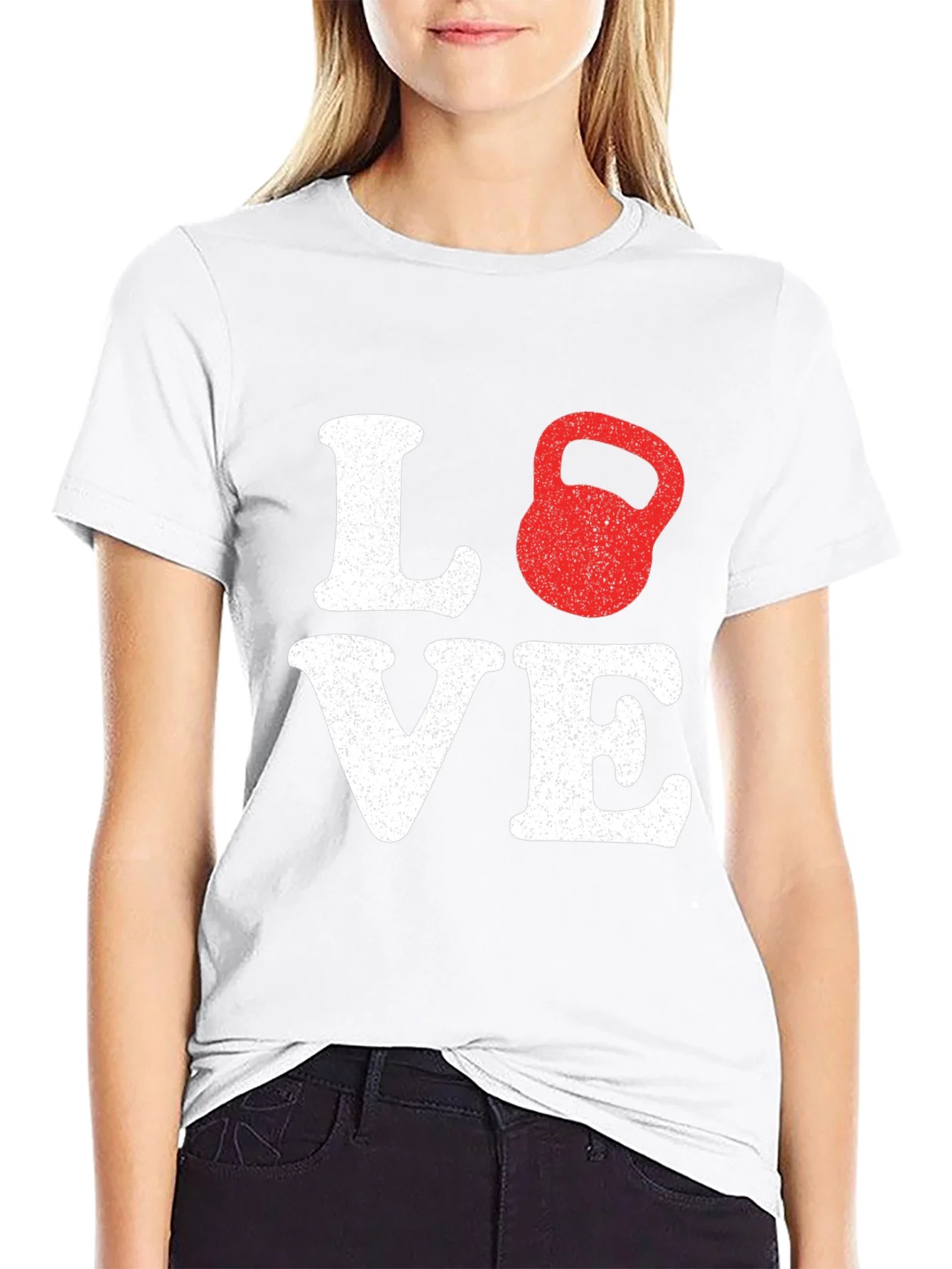 Rebbecca Love Kettlebell T-Shirt Workout Gym Gift