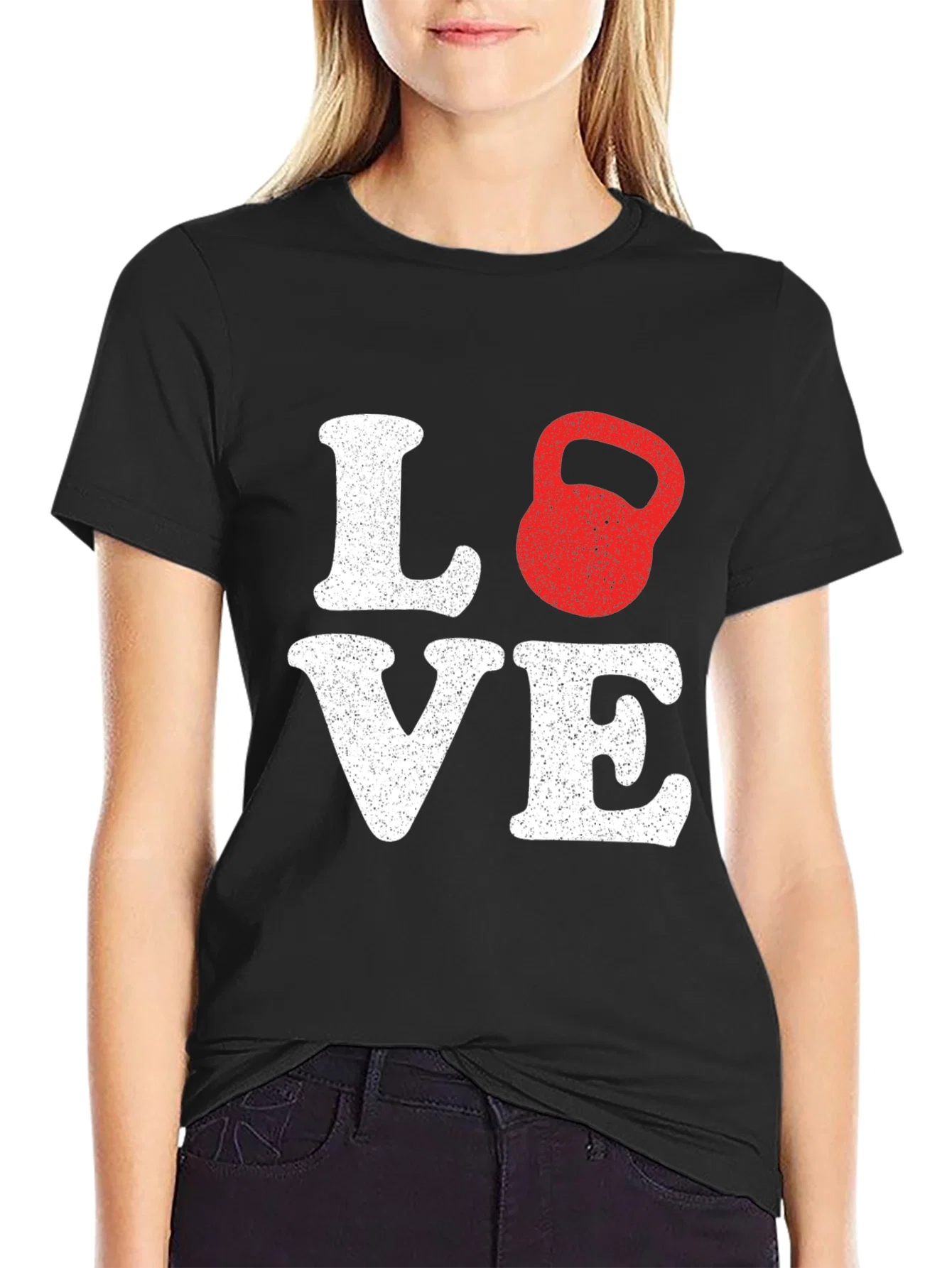 Rebbecca Love Kettlebell T-Shirt Workout Gym Gift