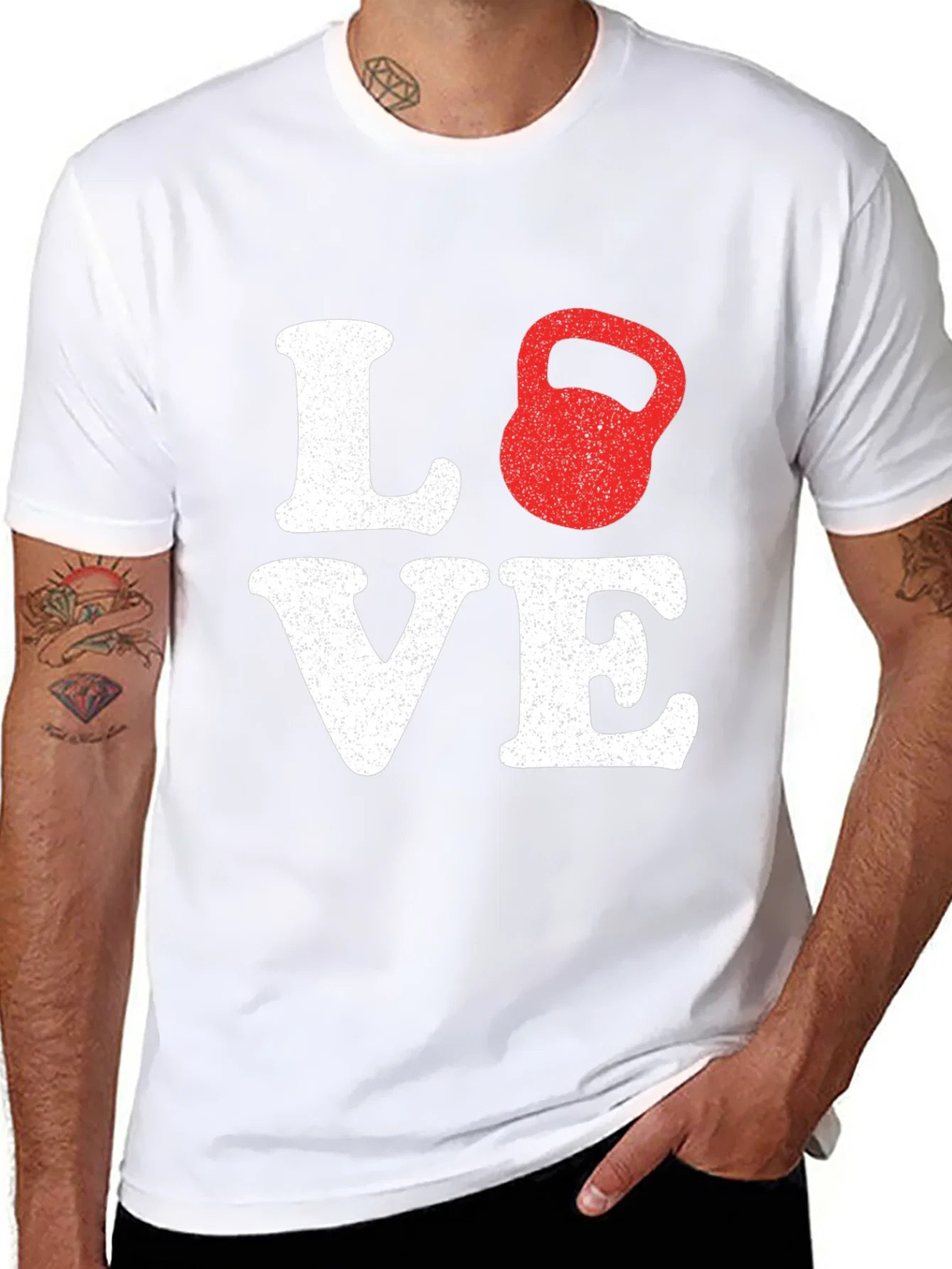 Rebbecca Love Kettlebell T-Shirt Workout Gym Gift