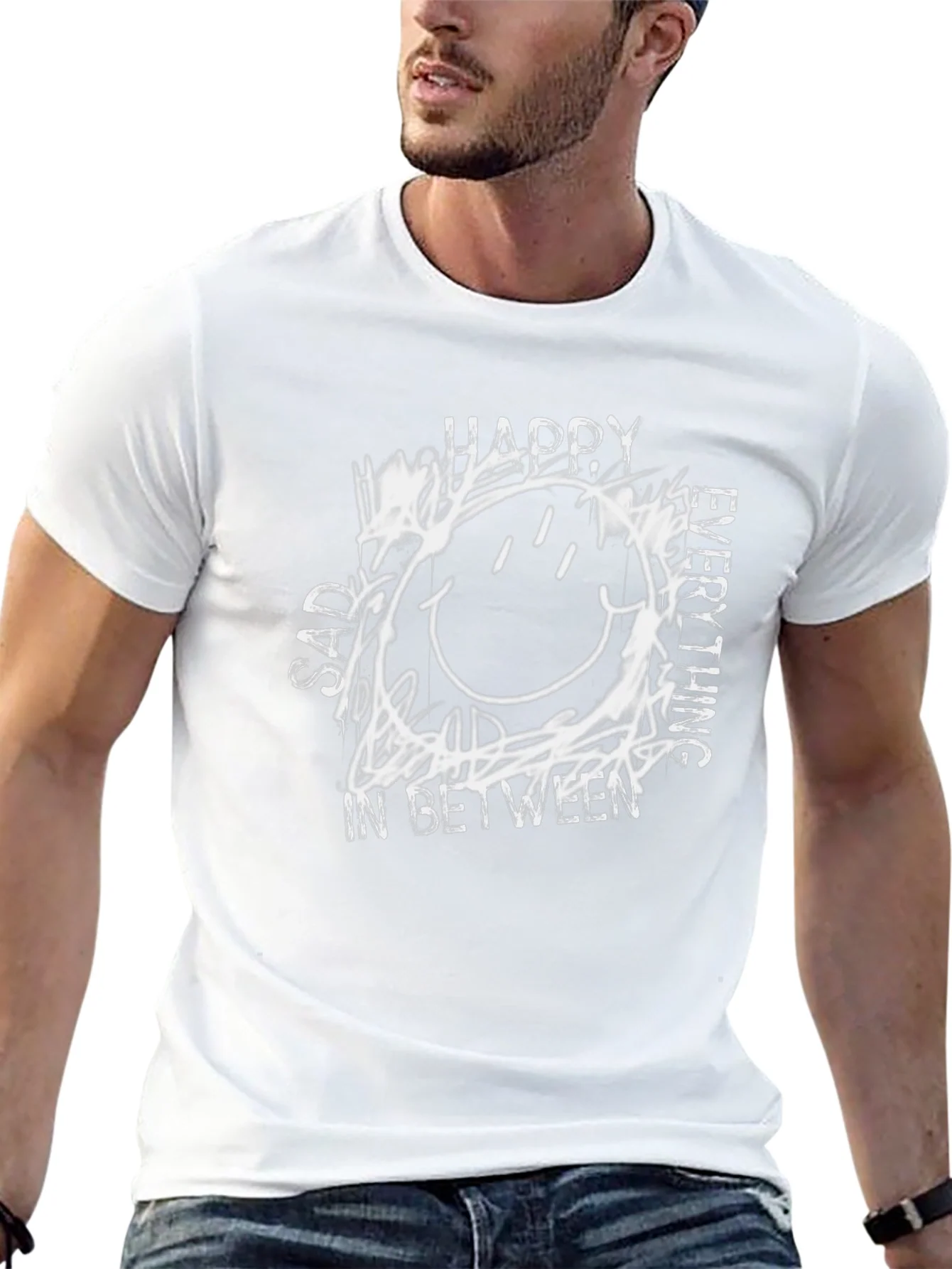 Rebbecca Happy Sad T-Shirt - Graphic Tee