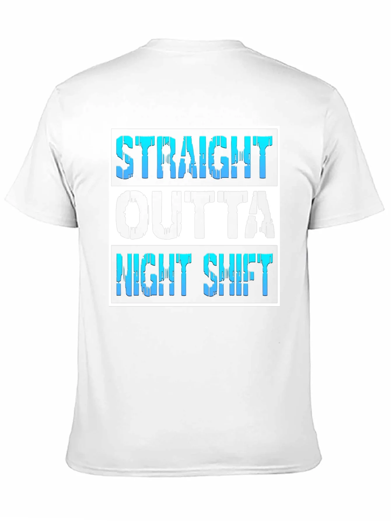 Camiseta Negra Straight Outta Night Shift
