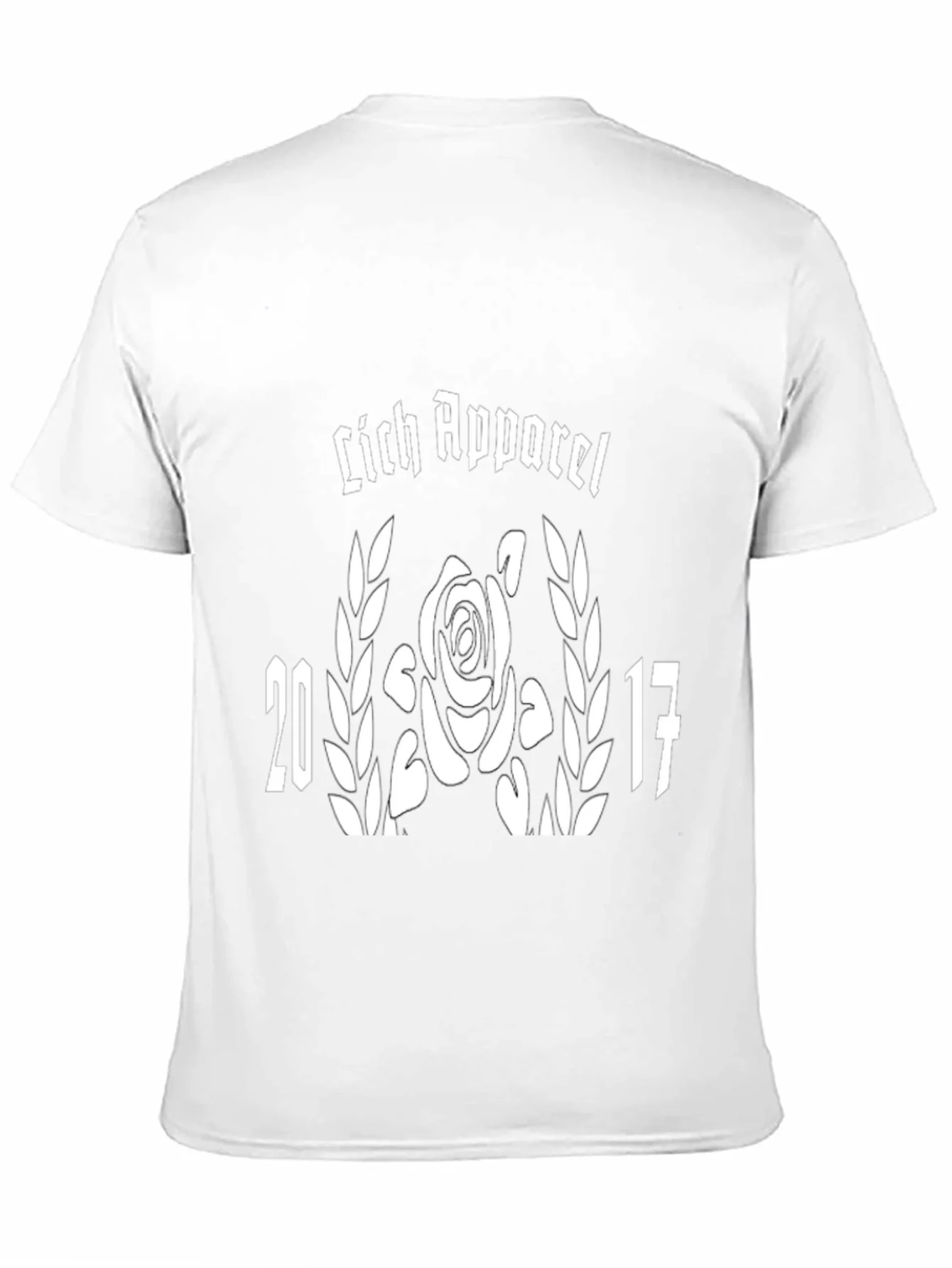 Rebbecca Lich Apparel Black T-Shirt Rose and 2017 Graphic