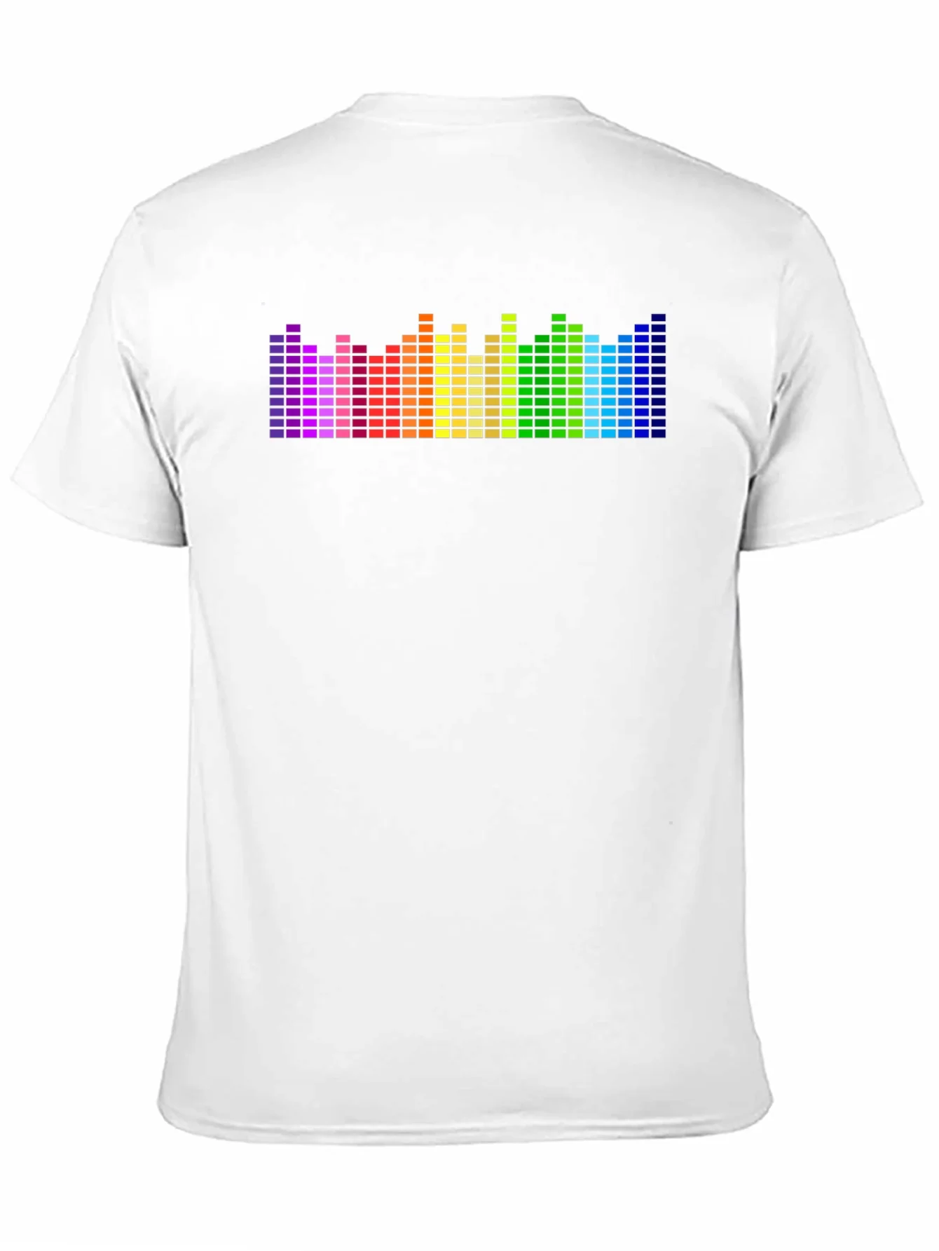 Rebbecca Rainbow Equalizer Graphic Black T-Shirt