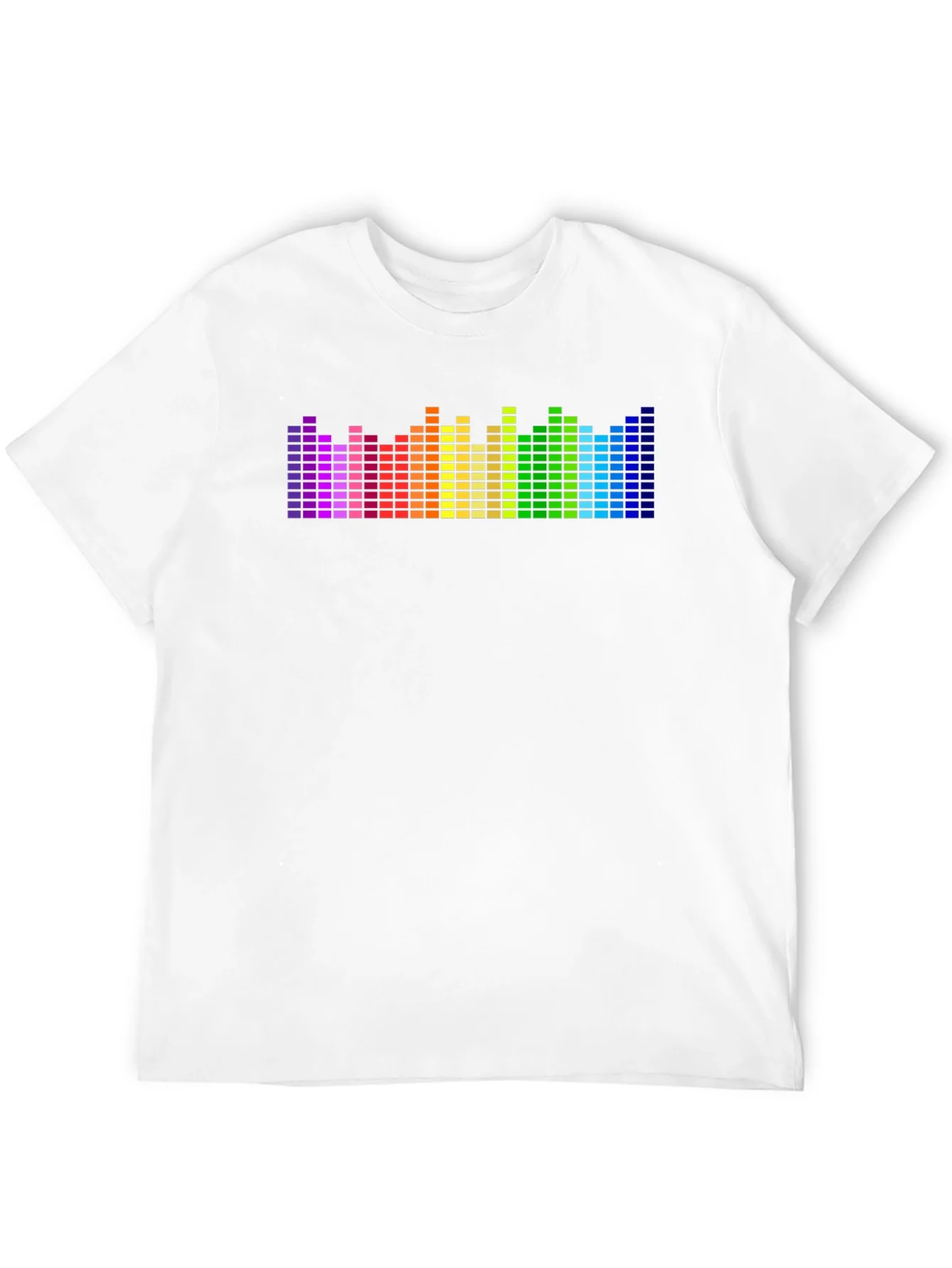 Rebbecca Rainbow Equalizer Graphic Black T-Shirt