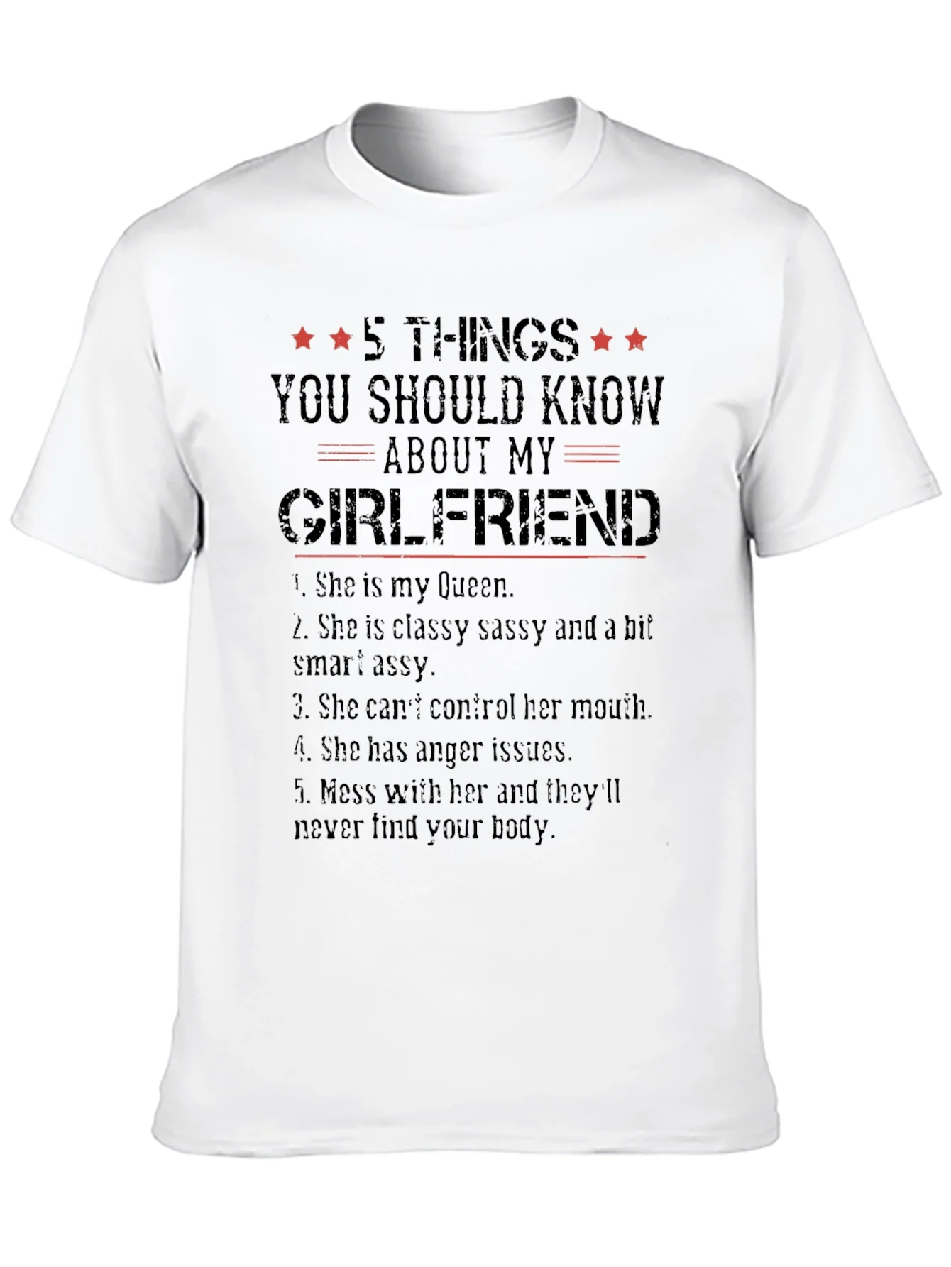 Camiseta Negra con Dise?o Gr¨¢fico de Novia