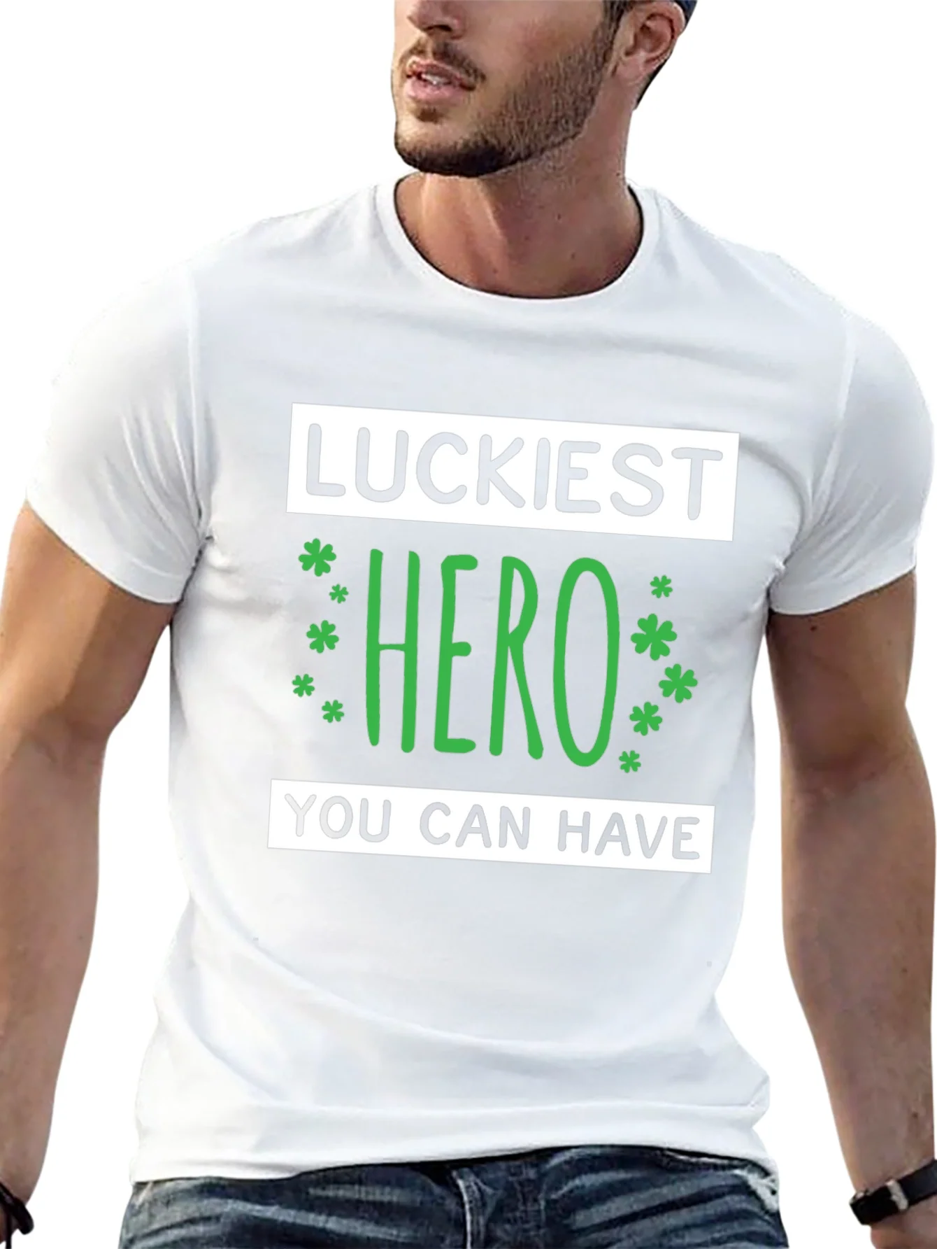 Rebbecca Luckiest Hero Graphic Tee - St. Patricks Day