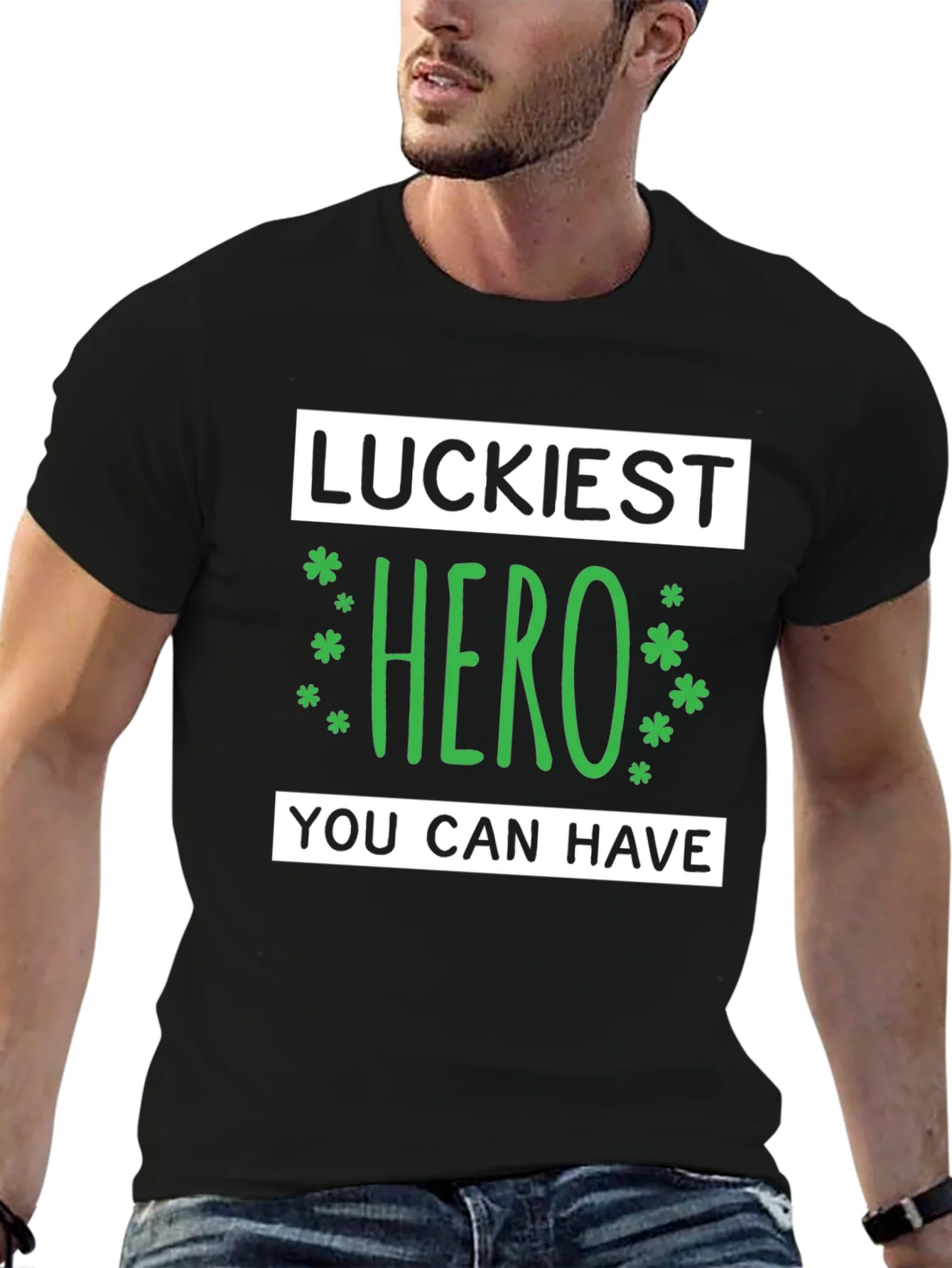 Rebbecca Luckiest Hero Graphic Tee - St. Patricks Day
