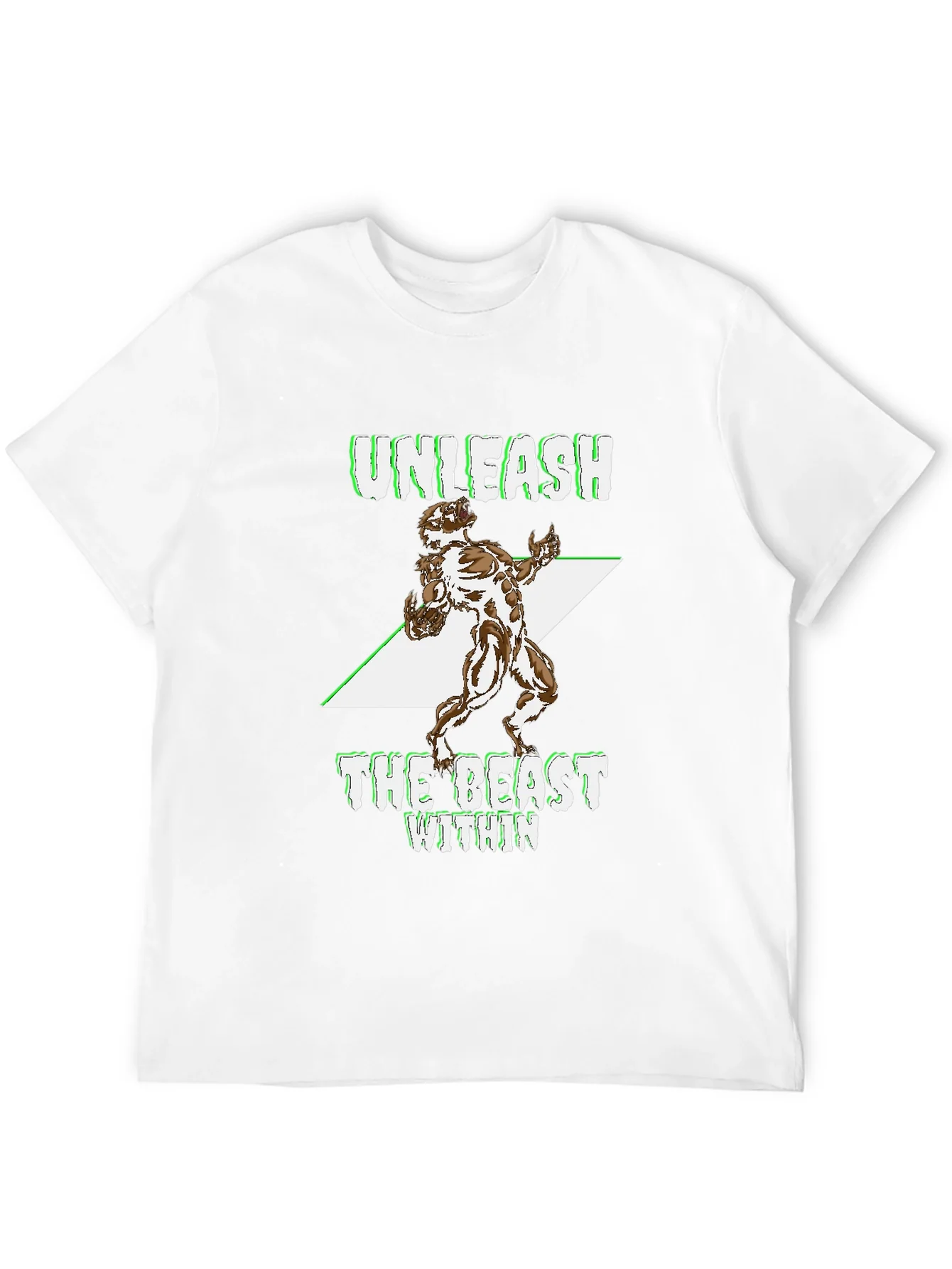 Camiseta Negra Hombre Unleash The Beast Within