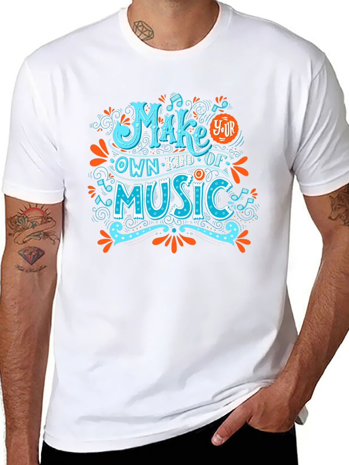 Rebbecca Make Your Own Kind of Music Graphic T-Shirt