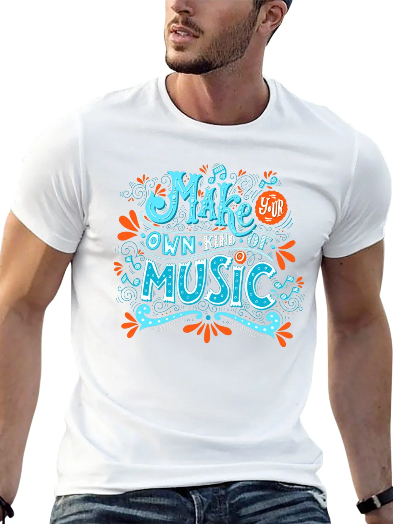 Rebbecca Make Your Own Kind of Music Graphic T-Shirt