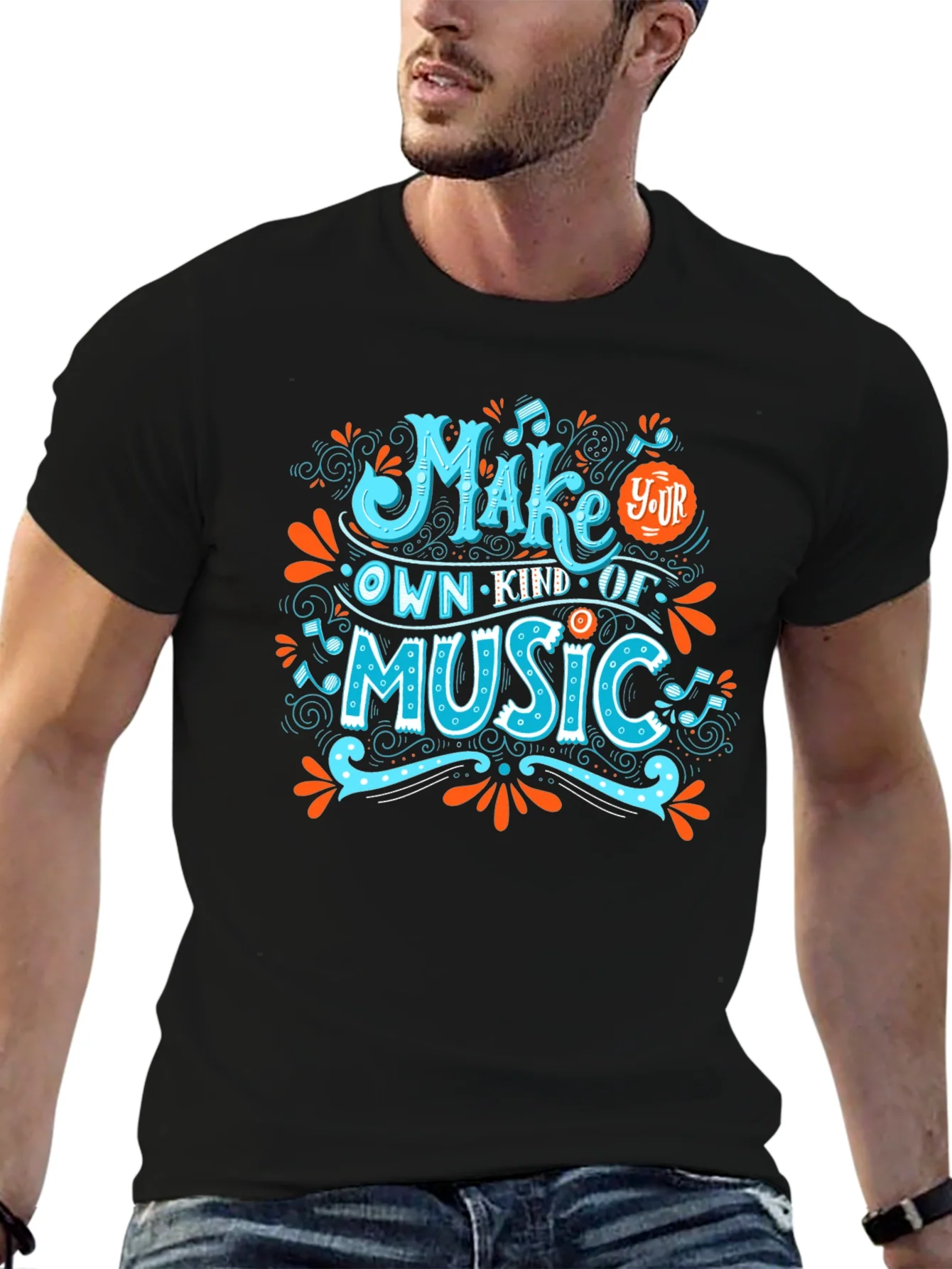 Rebbecca Make Your Own Kind of Music Graphic T-Shirt