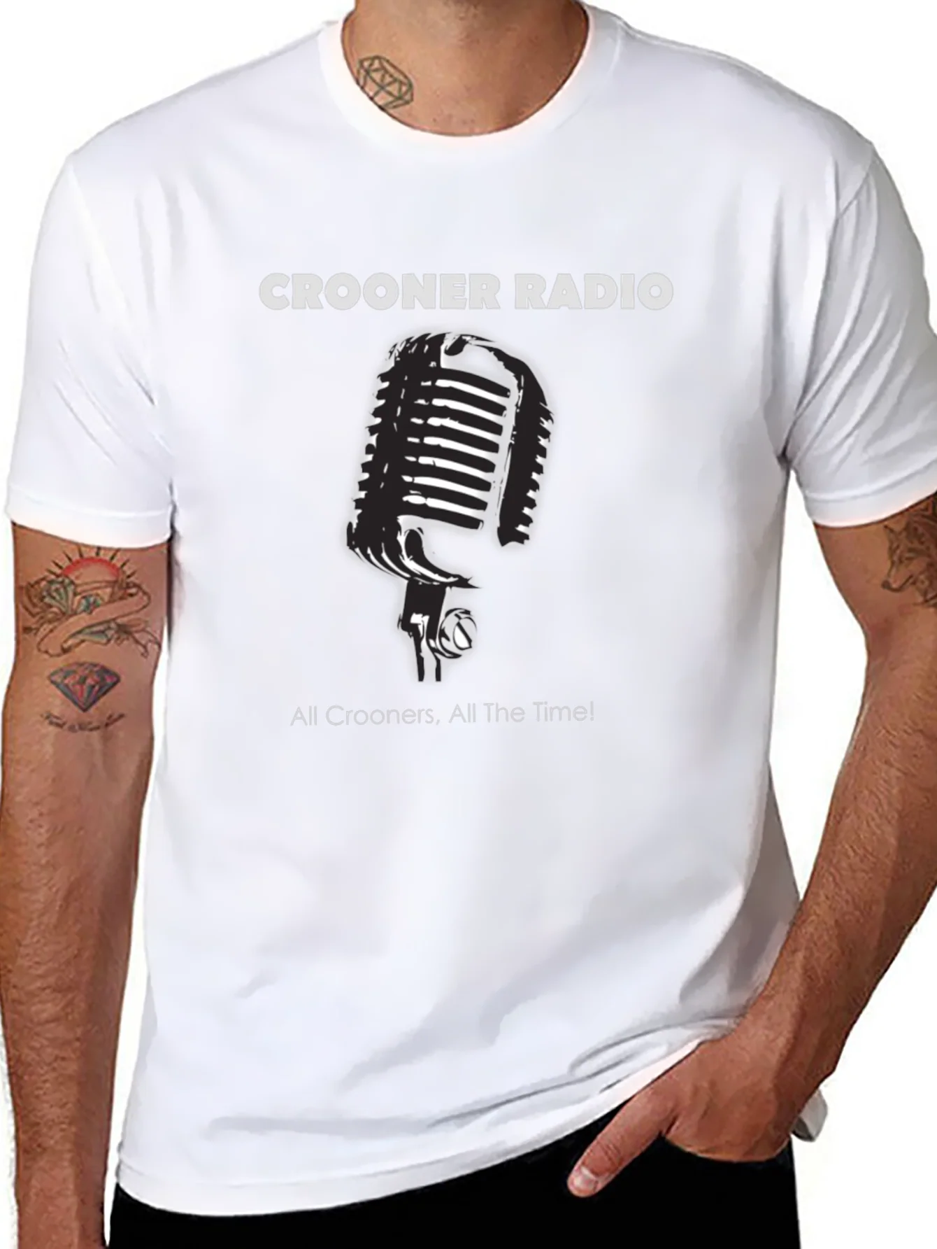 Camiseta Crooner Radio - Estilo Retro