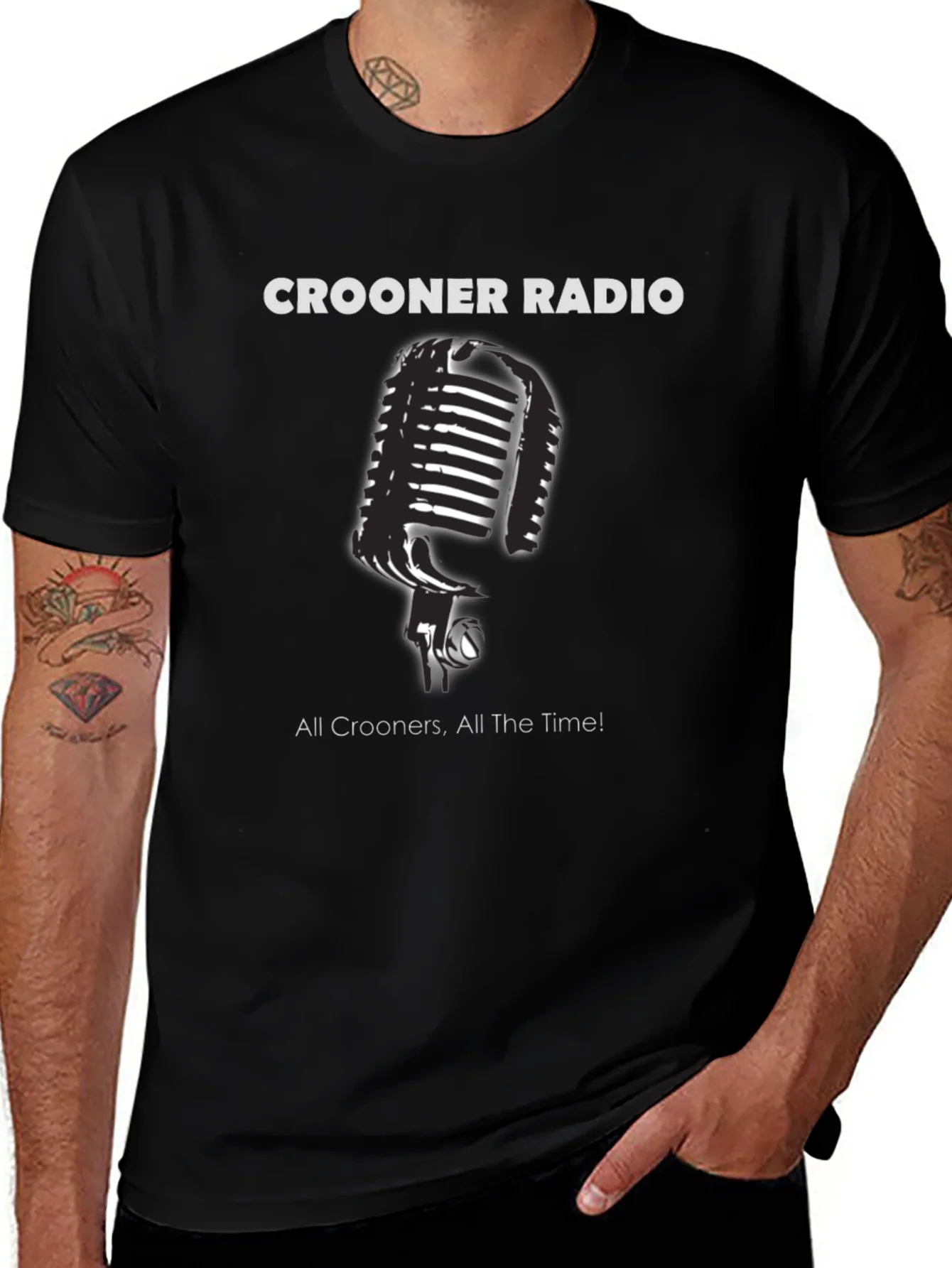 Camiseta Crooner Radio - Estilo Retro