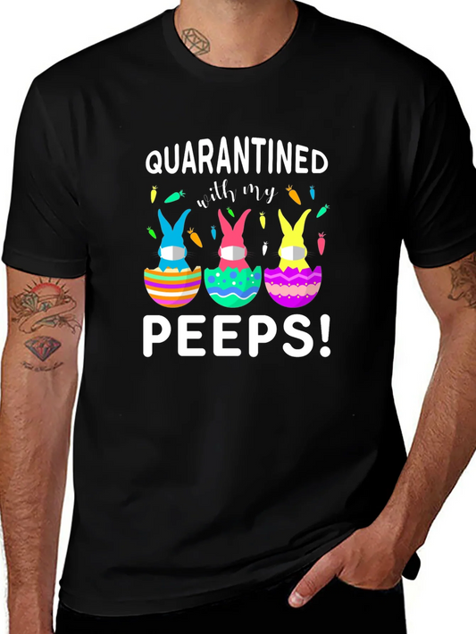 Camiseta En Cuarentena con mis Pollitos Pascua