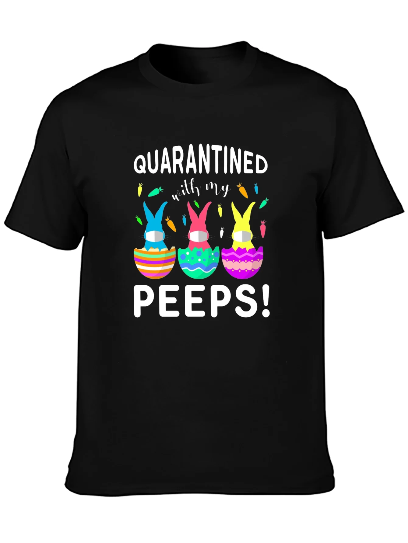 Camiseta En Cuarentena con mis Pollitos Pascua